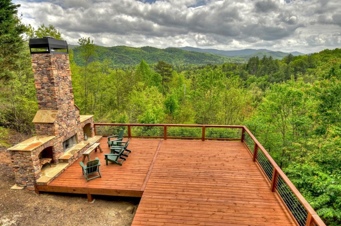 Honey Hollow Cabin w Gorgeous Mtn Views & Hot Tub view 3