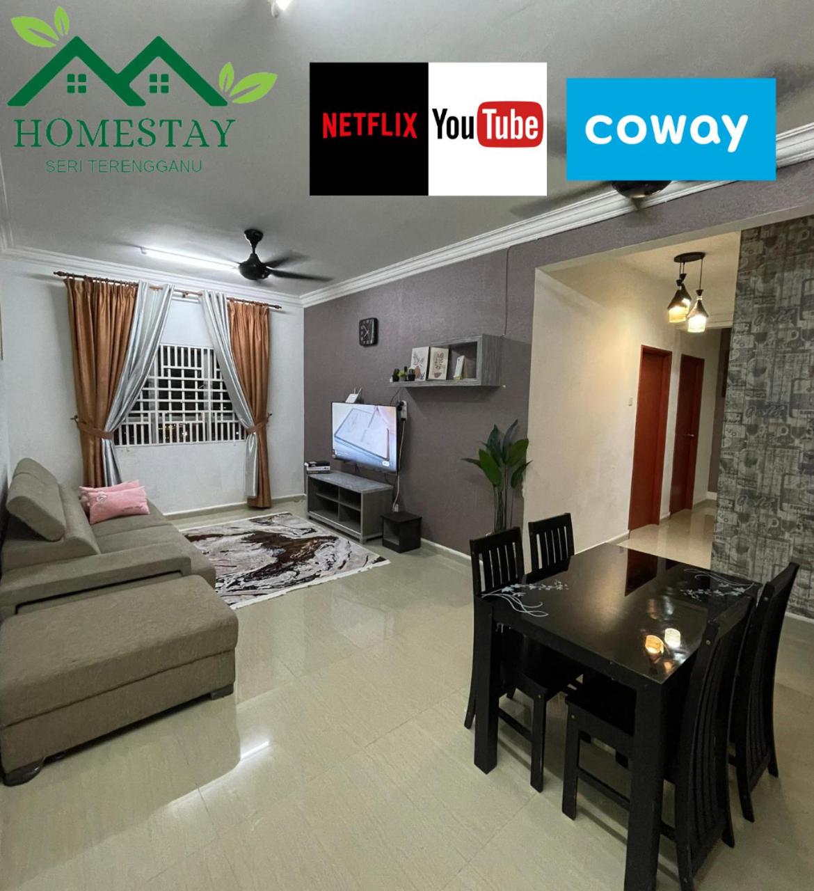 Apartment Ladang Tok Pelam Sunset View,Berdekatan Pantai Batu Burok,KTCC,Hospital,Drawbridge by Homestay Seri Terengganu photo 2