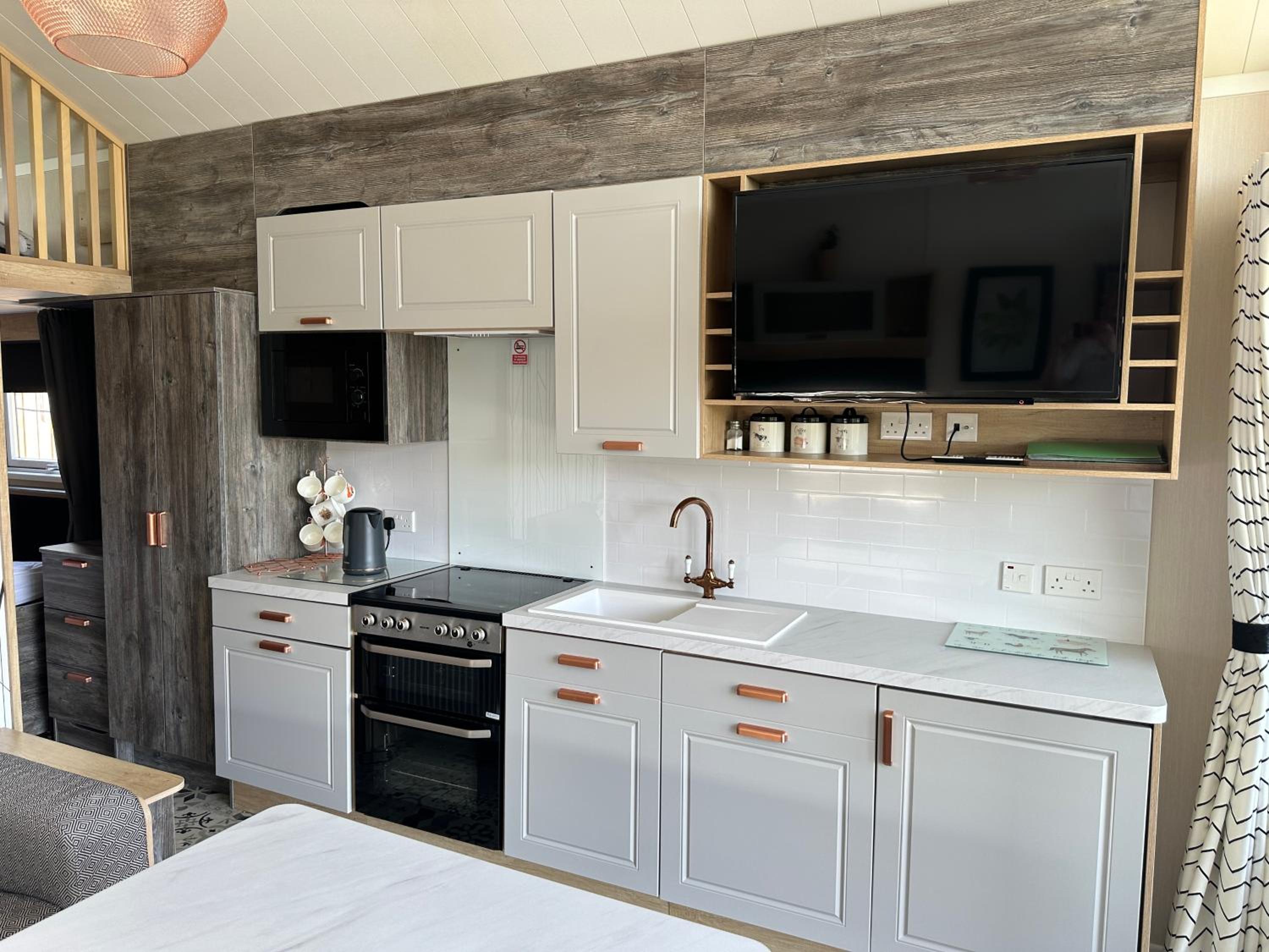 The Pods at Haulfryn Caravan Park view 4