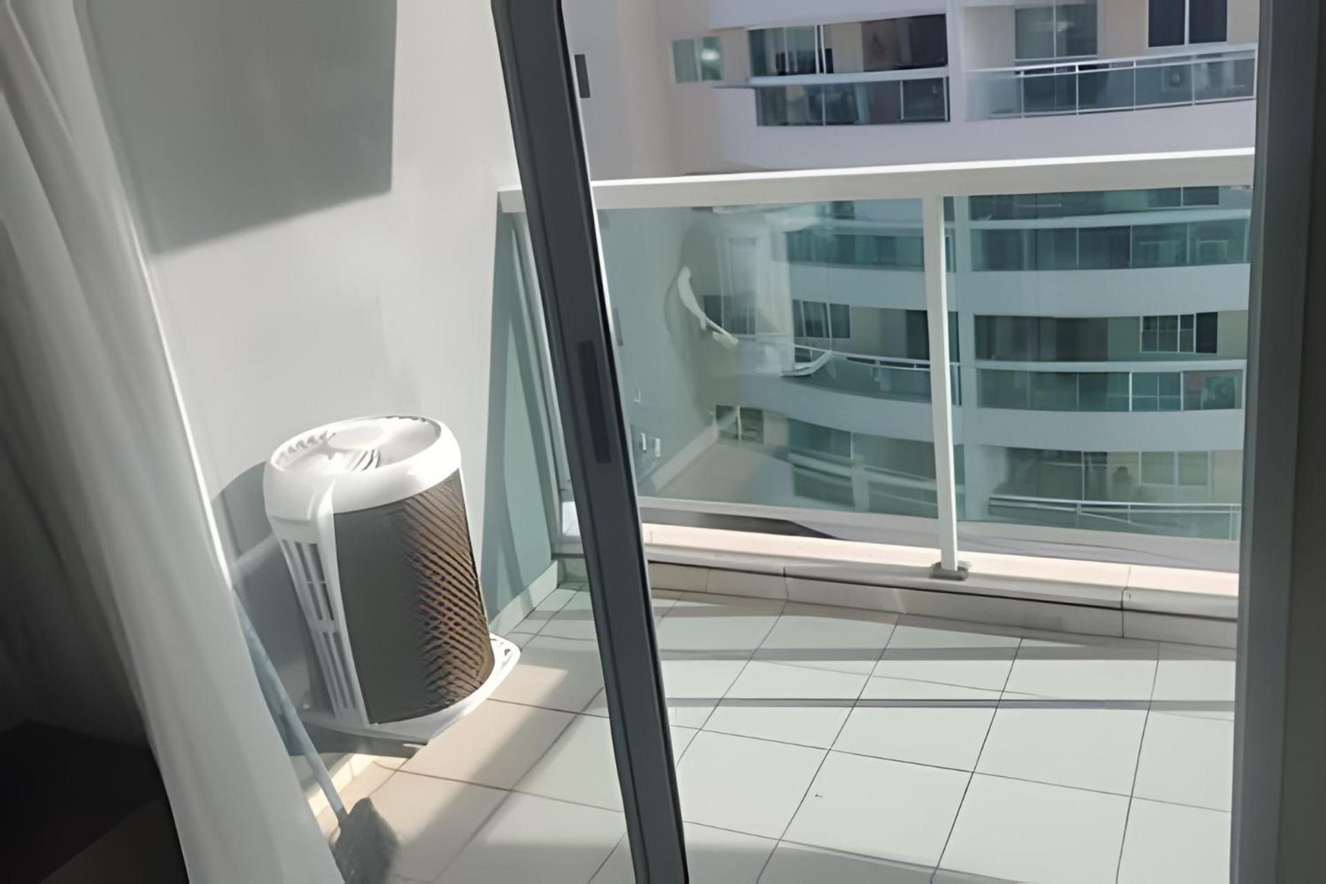 Studio pé na areia, vista, internet e ar