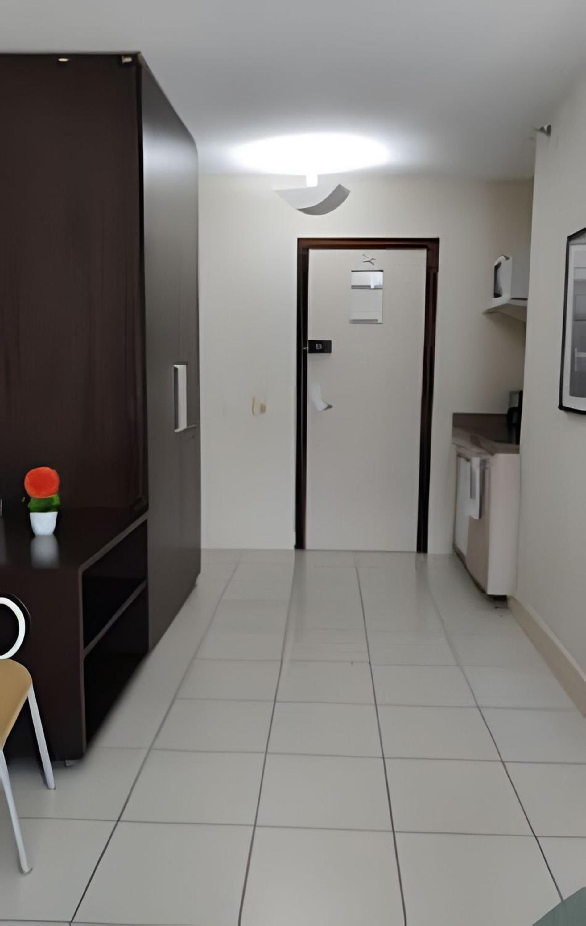 Studio pé na areia, vista, internet e ar