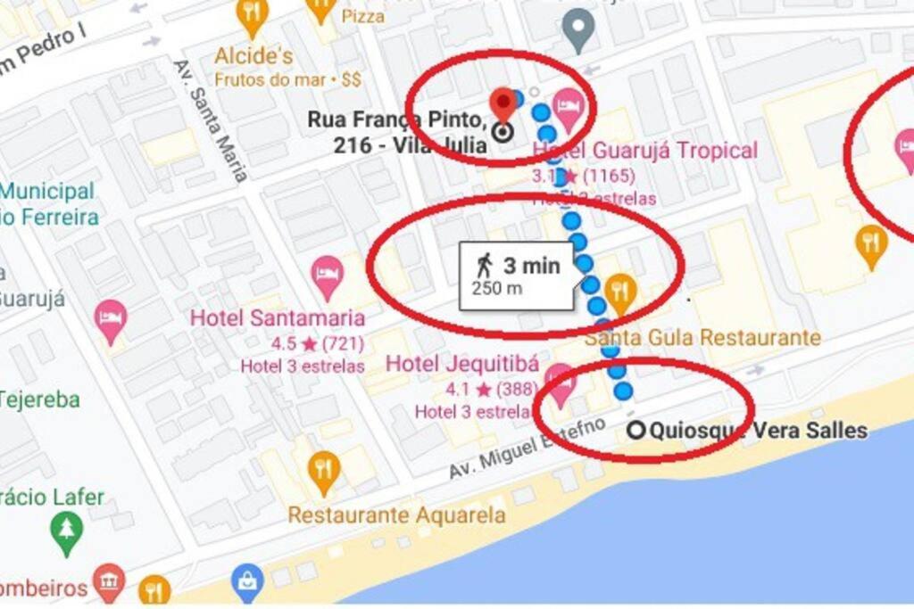 Amplo Ap 3 dorm ar condicionado 130m2 ao lado do Casa Grande Hotel