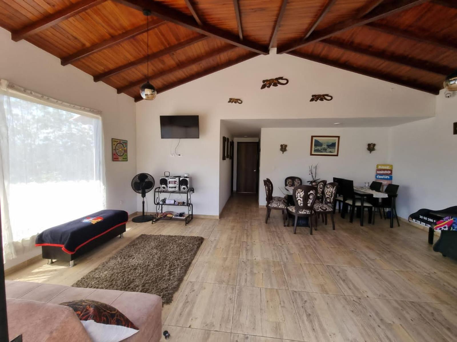 cabaña barbosa-velez con piscina