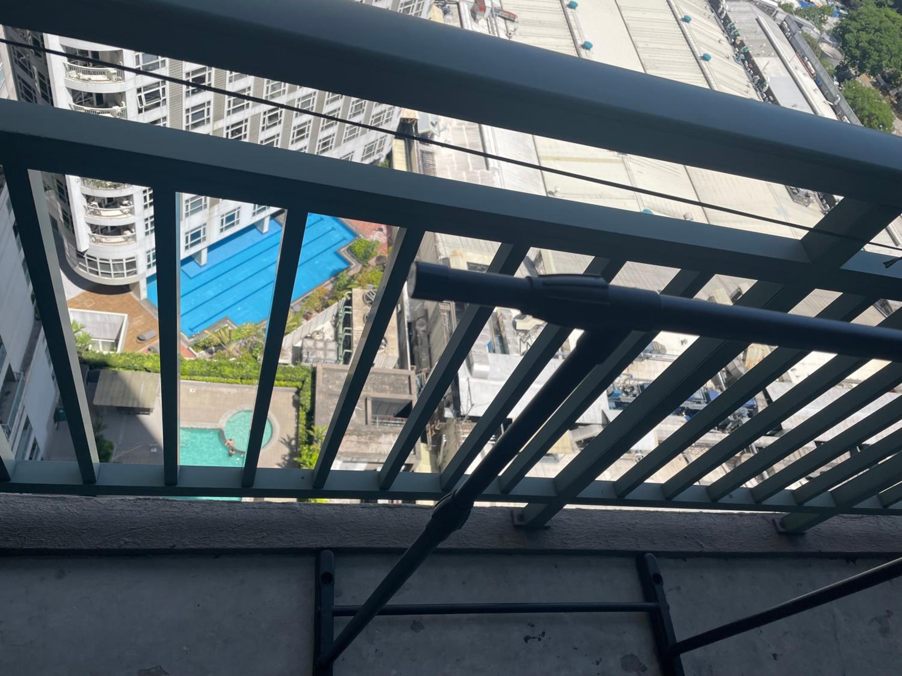 SOHO Central EDSA Shaw Condo Pool front with SMART TV