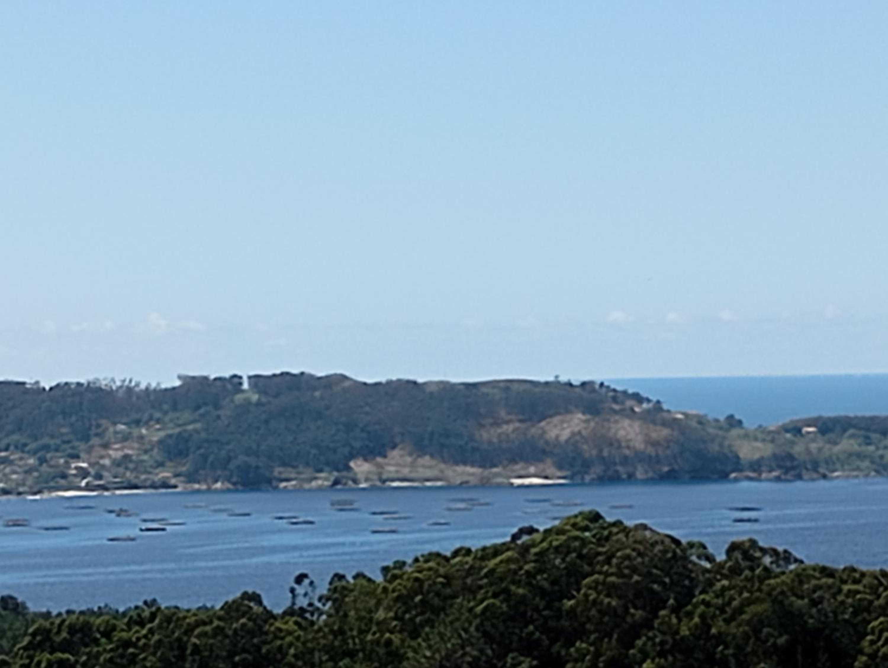 Espectaculares vistas a la Ría de Aldán