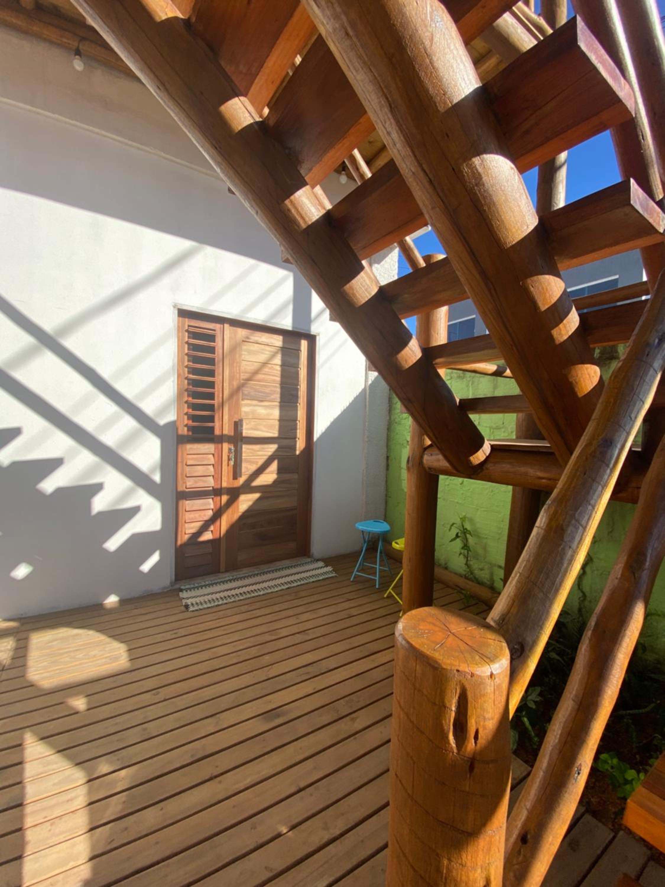 Casa agradável com pátio