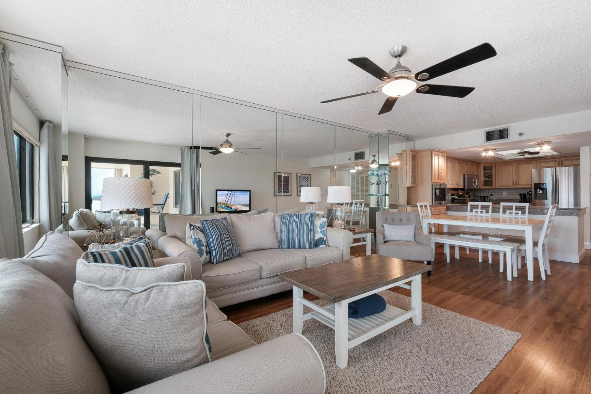 Sunrise beach views with top complex amenities and pool access!