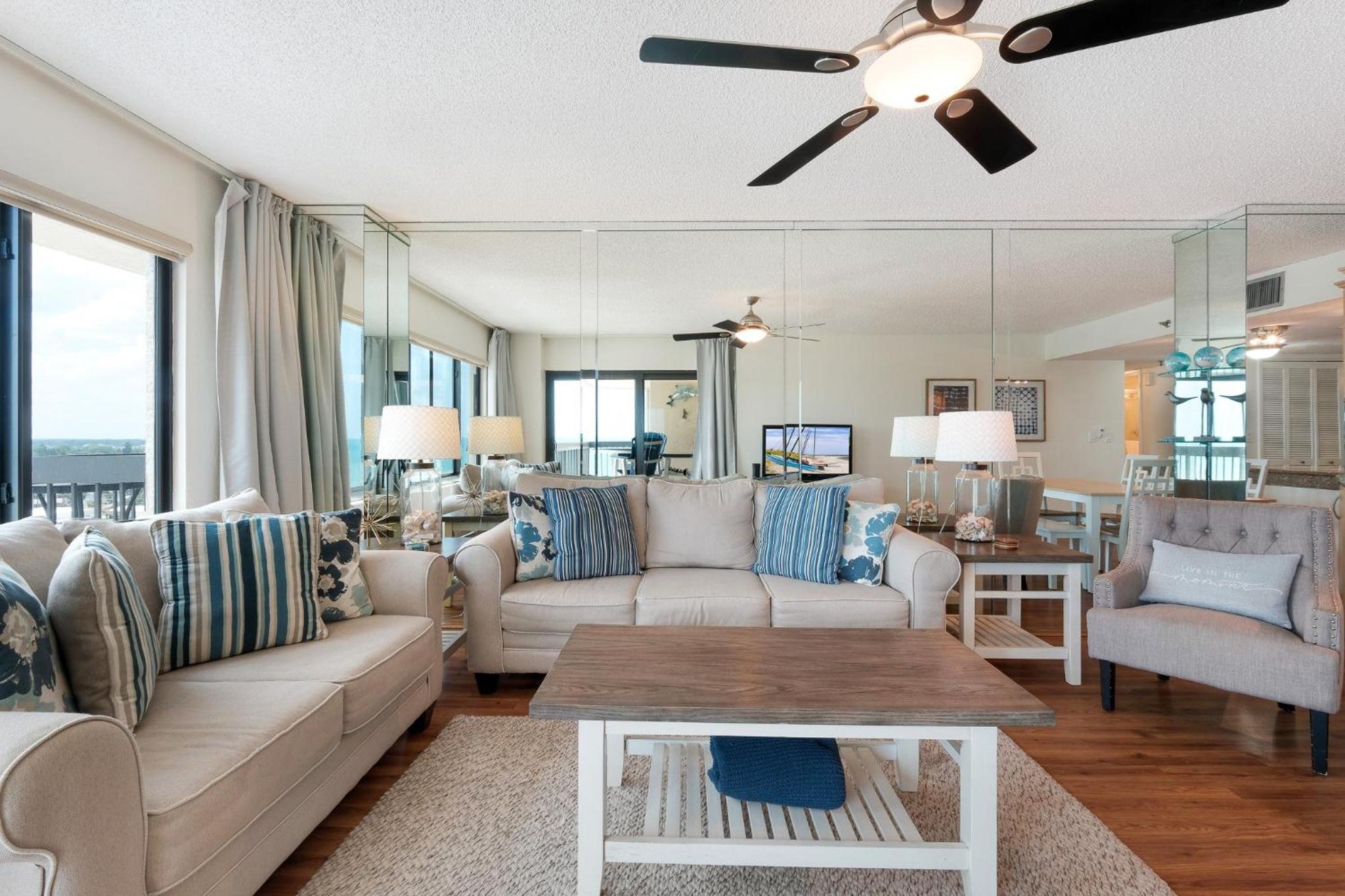 Sunrise beach views with top complex amenities and pool access!