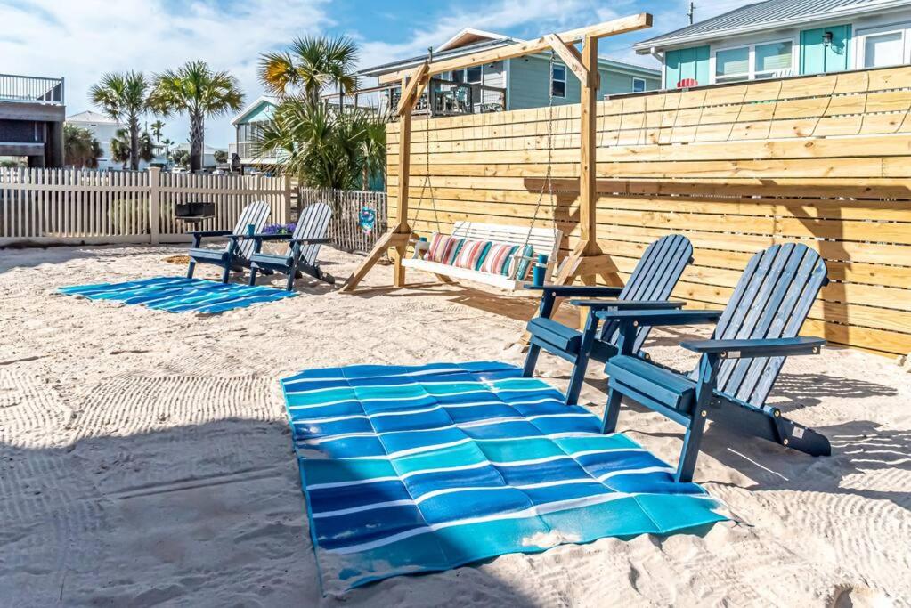 Beach view, backyard retreat sleeps 13 Indigo surf East view 5