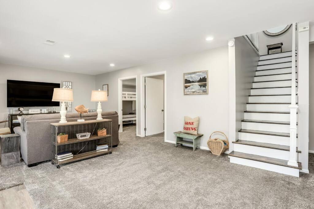 Lakefront Luxury with Private Beach, Sleeps 14 view 5