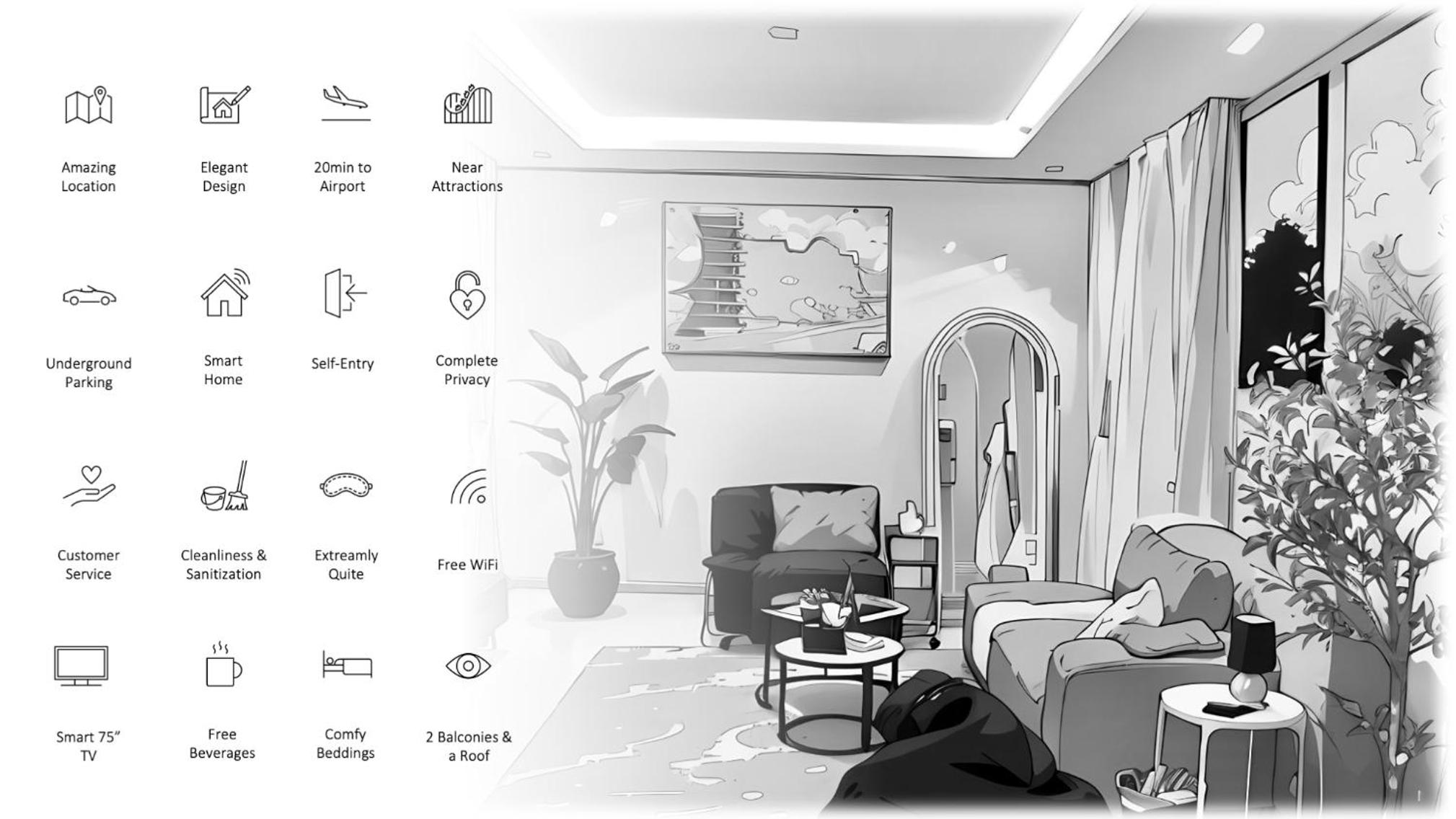 NEW & Contemporary 2BR Apt Near Attractions in Riyadh