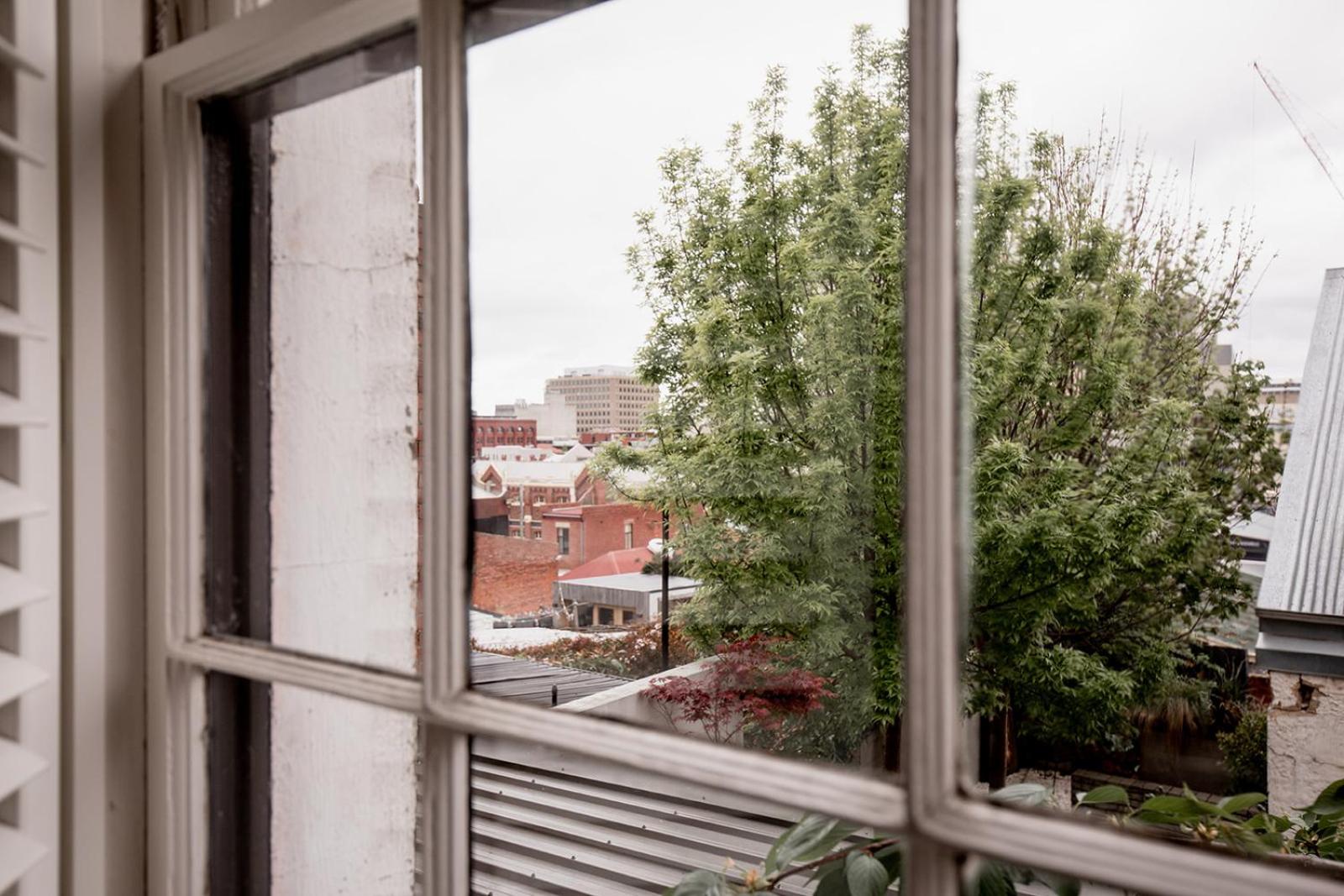 Inner-city sanctuary with off-street parking