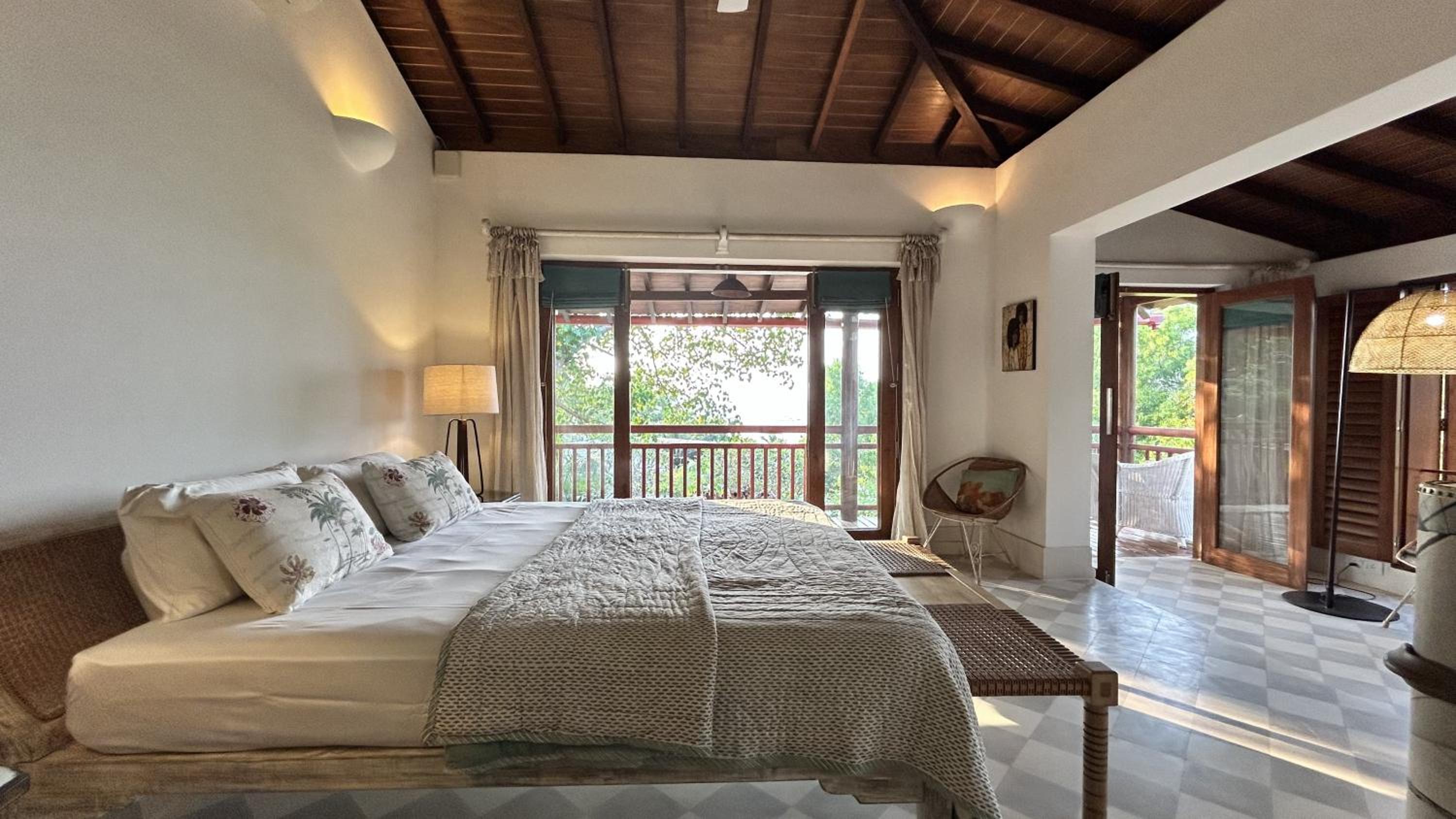 SaffronStays Stella Maris Beach House - 5BR pet-friendly beachfront estate with yoga pavilion, luxury tents & private Redi Beach access view 3