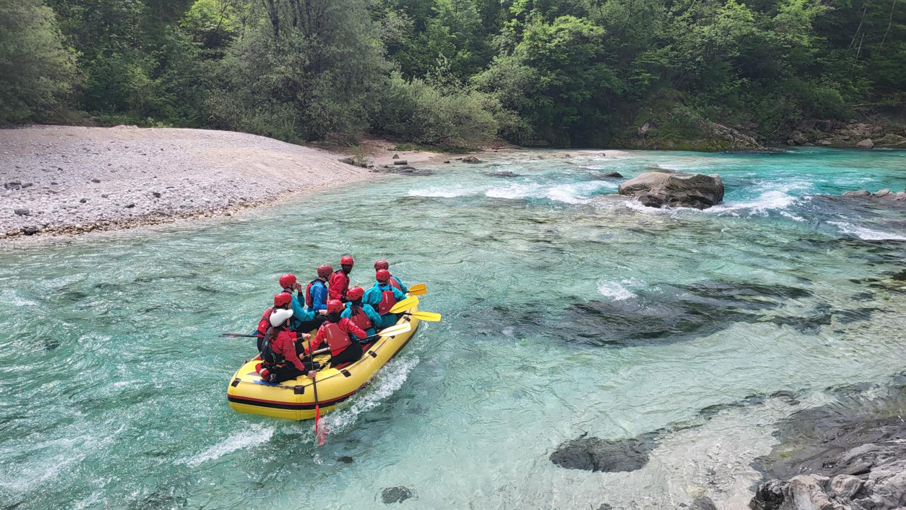Apartment Luka at Soča & Koritnica confluence
