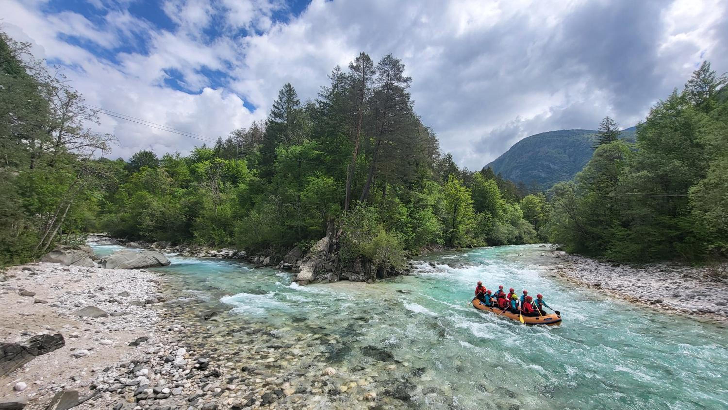 Apartment Luka at Soča & Koritnica confluence