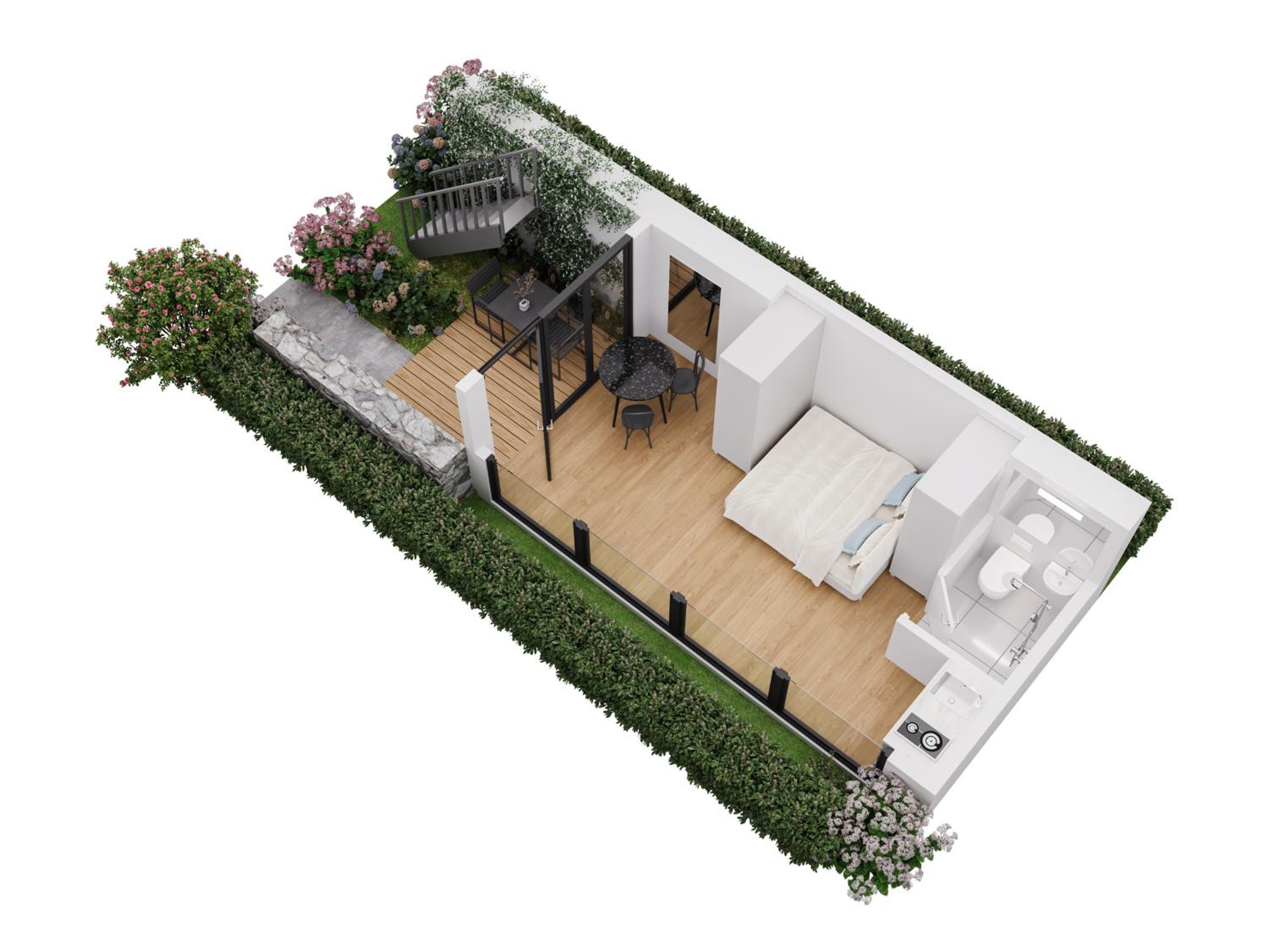 Charming Tiny Garden House for two