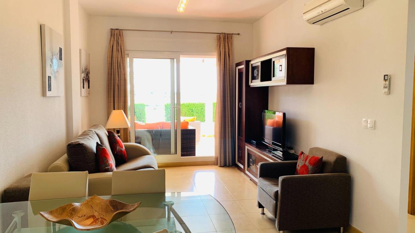Luxury Ground Floor Apartment at Golf Resort Condado de Alhama with Private Garden & Pools view 5