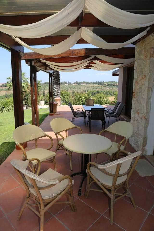 Luna & Mare villa in Sani Beach view 2