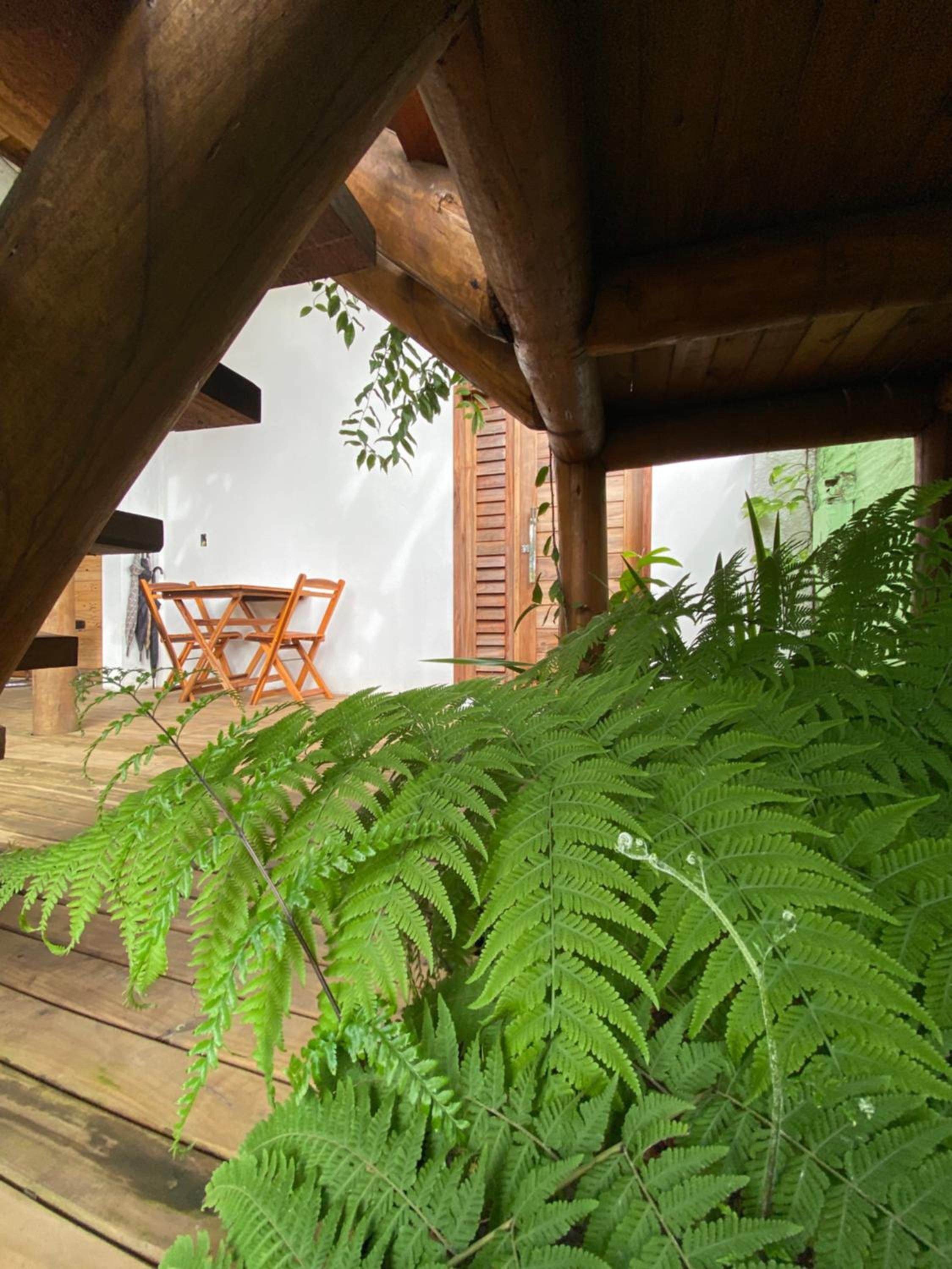 Casa agradável com pátio