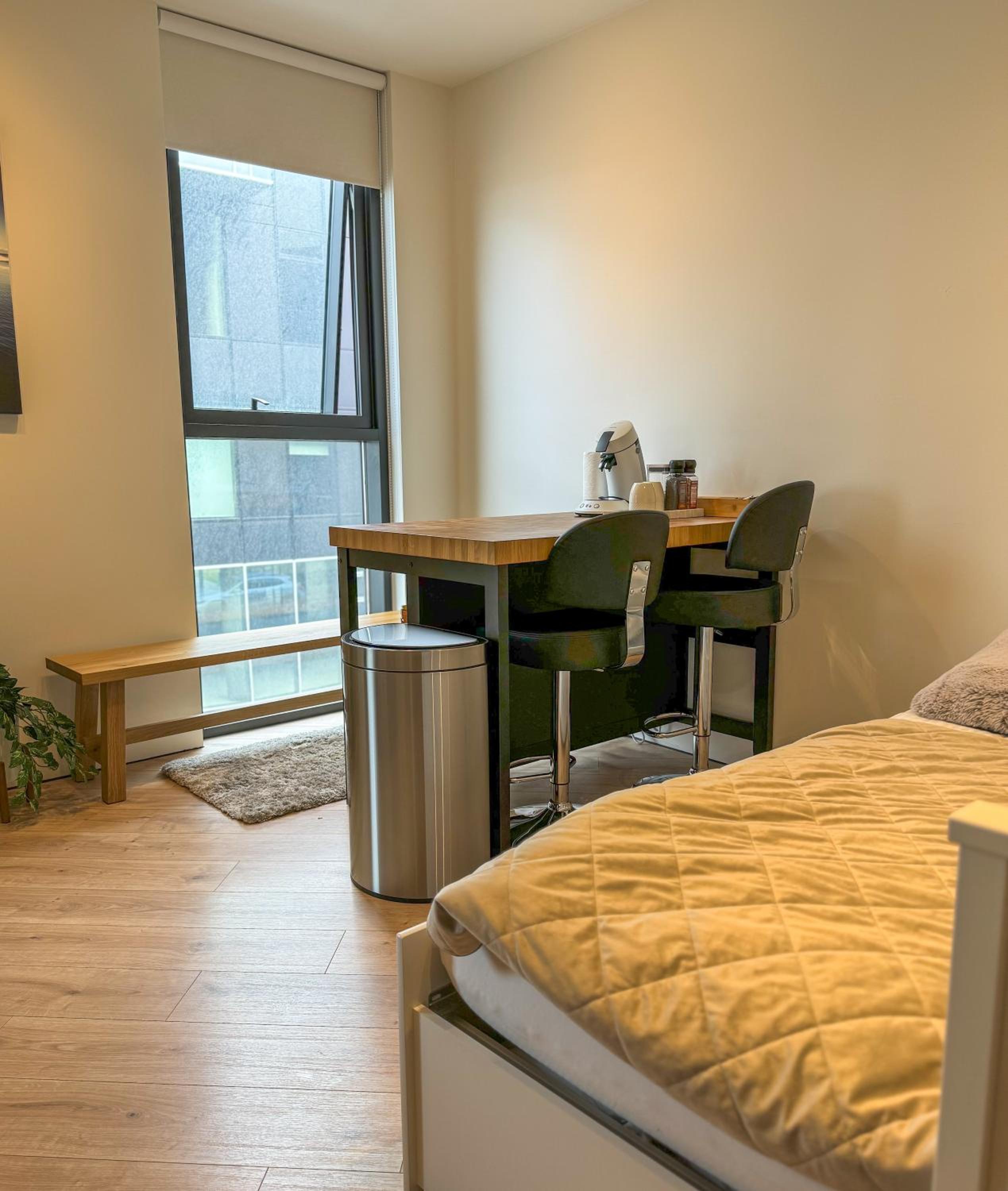 Luxury studio with balcony view 2