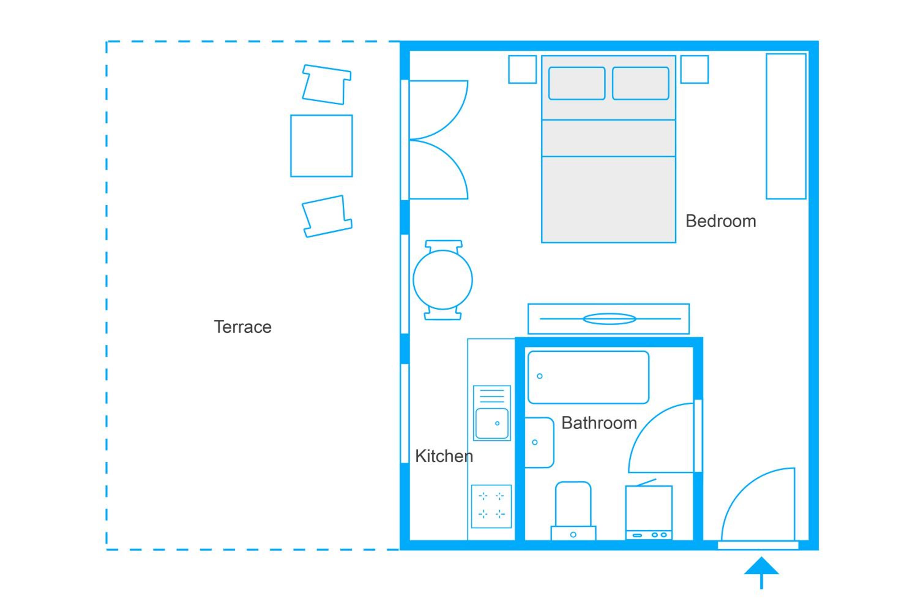 The Malmöer, modern 1 BR on 40m2, own backyard garden-terrace, quite & relaxed, however central in Prenzlauer Berg