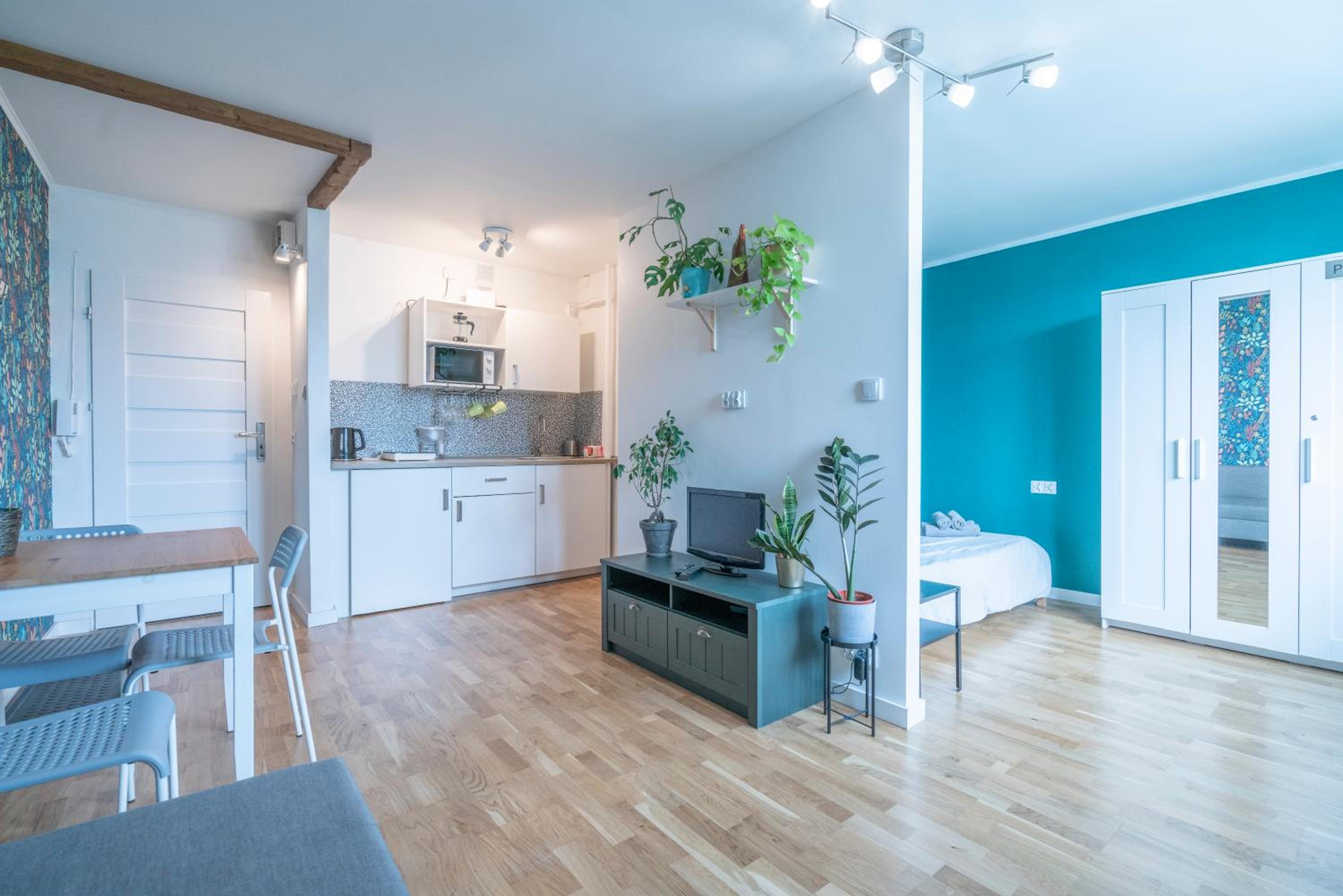 Green studio in the city center of Wroclaw, photo 10