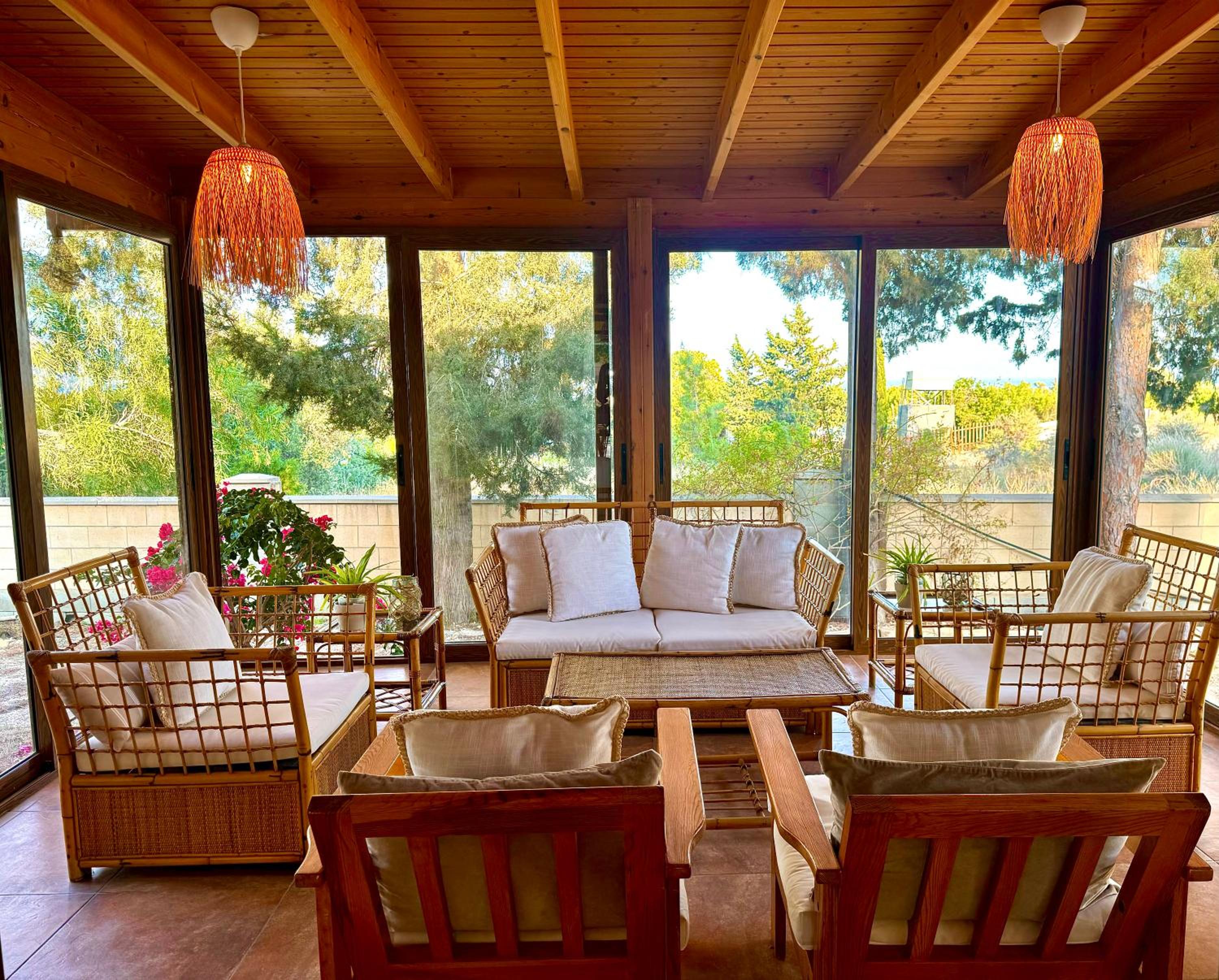 Bamboo sea view home