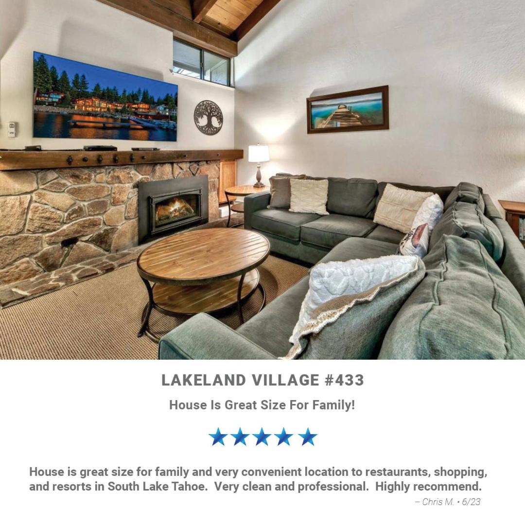 Lake Tahoe Vacations - Lakeland Village 433 Resort fun walk to Beach Hot Tub Pools - Property Image 3