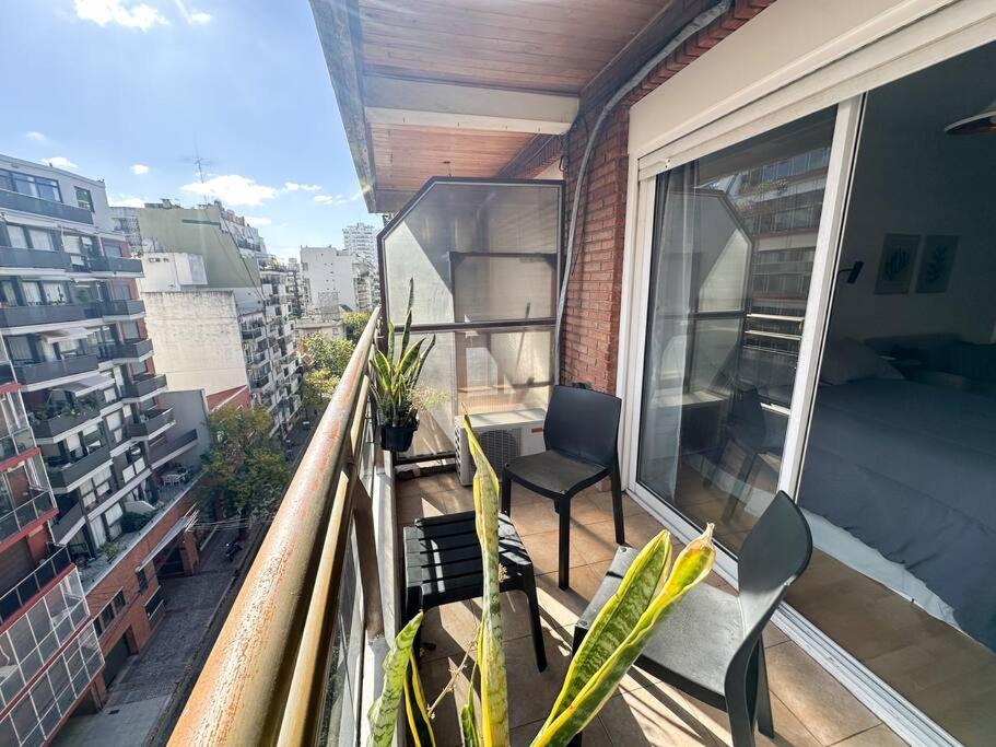 Cómodo departamento en Almagro con Balcón, Centrico y cama doble