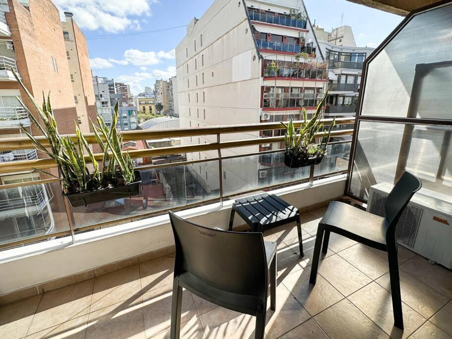 Cómodo departamento en Almagro con Balcón, Centrico y cama doble