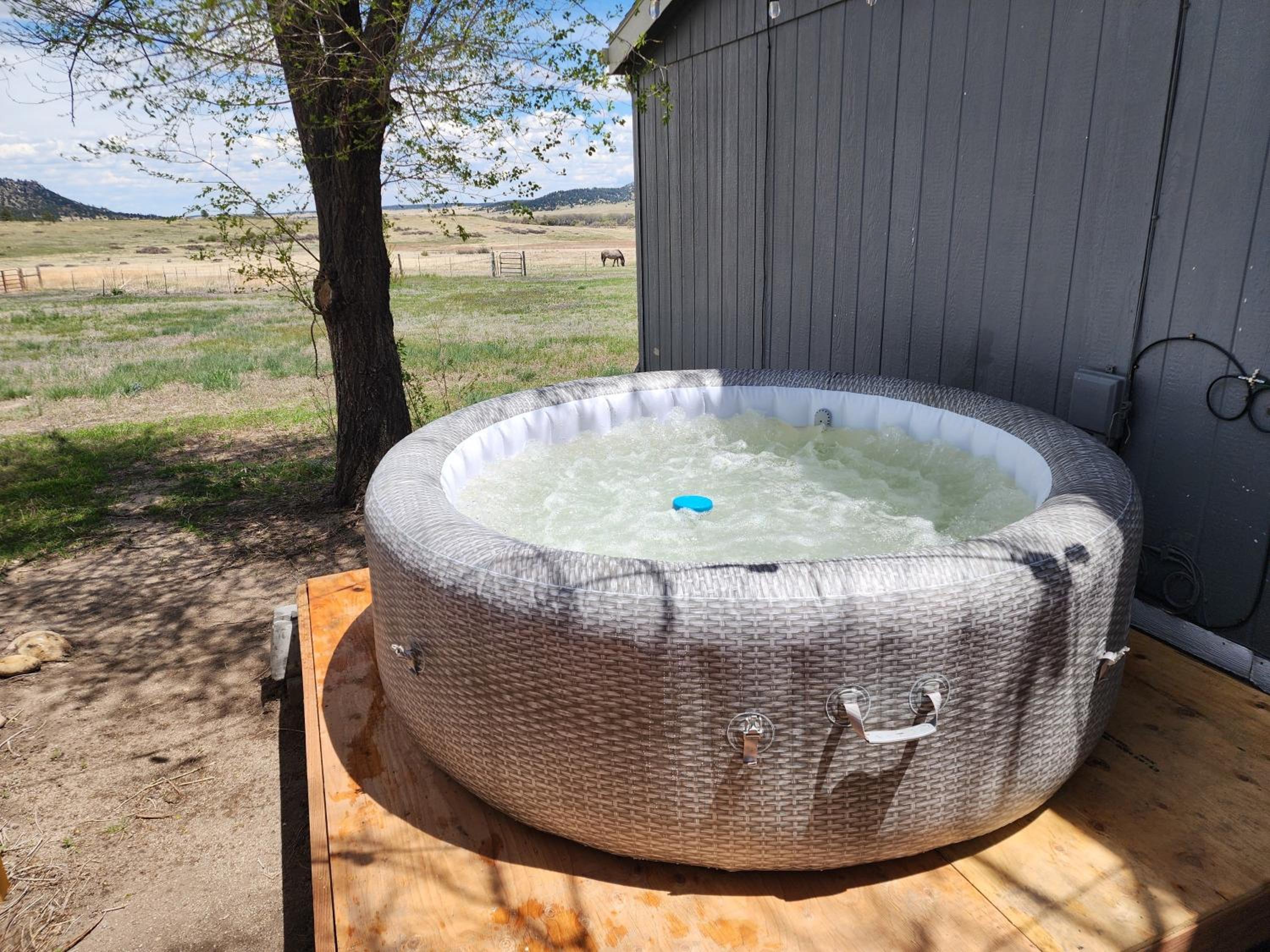 Hawkeye Outdoor Adventures Game Room Hot tub view 5