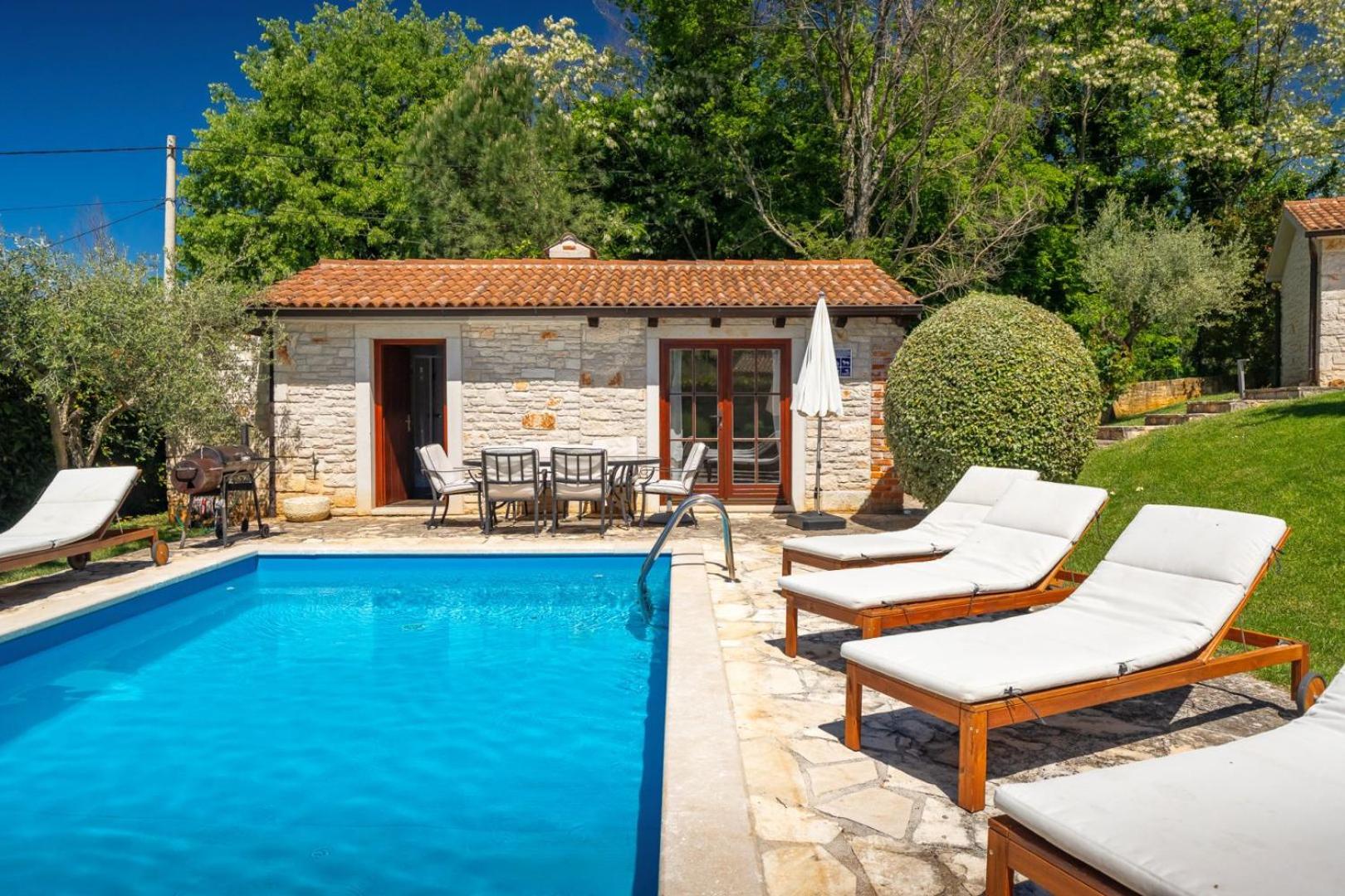 Rustic Villa Cehici with pool in Sveti Lovrec