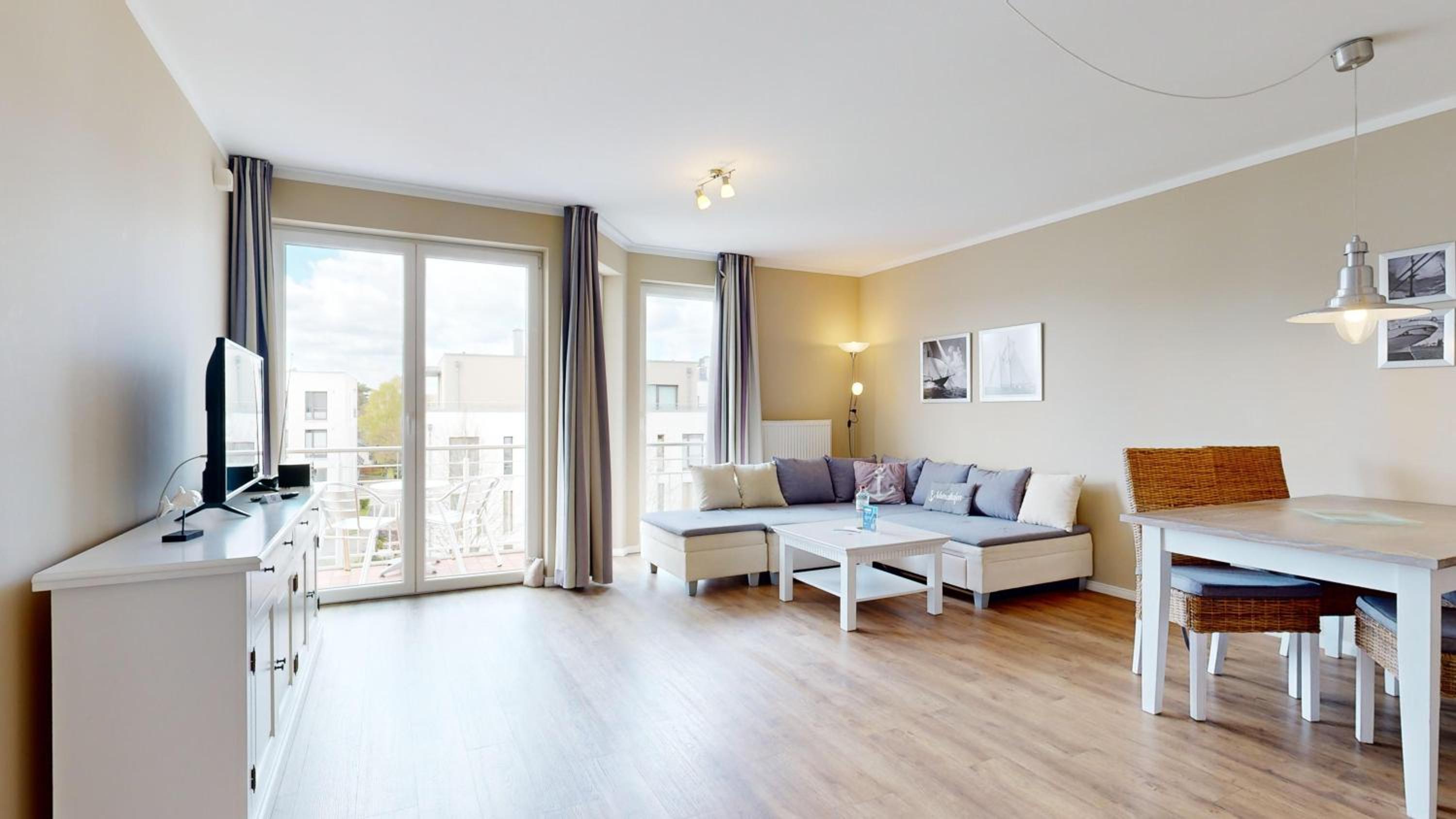 strandnahe FeWo mit Balkon, Residenz Bel Vital 30, Binz