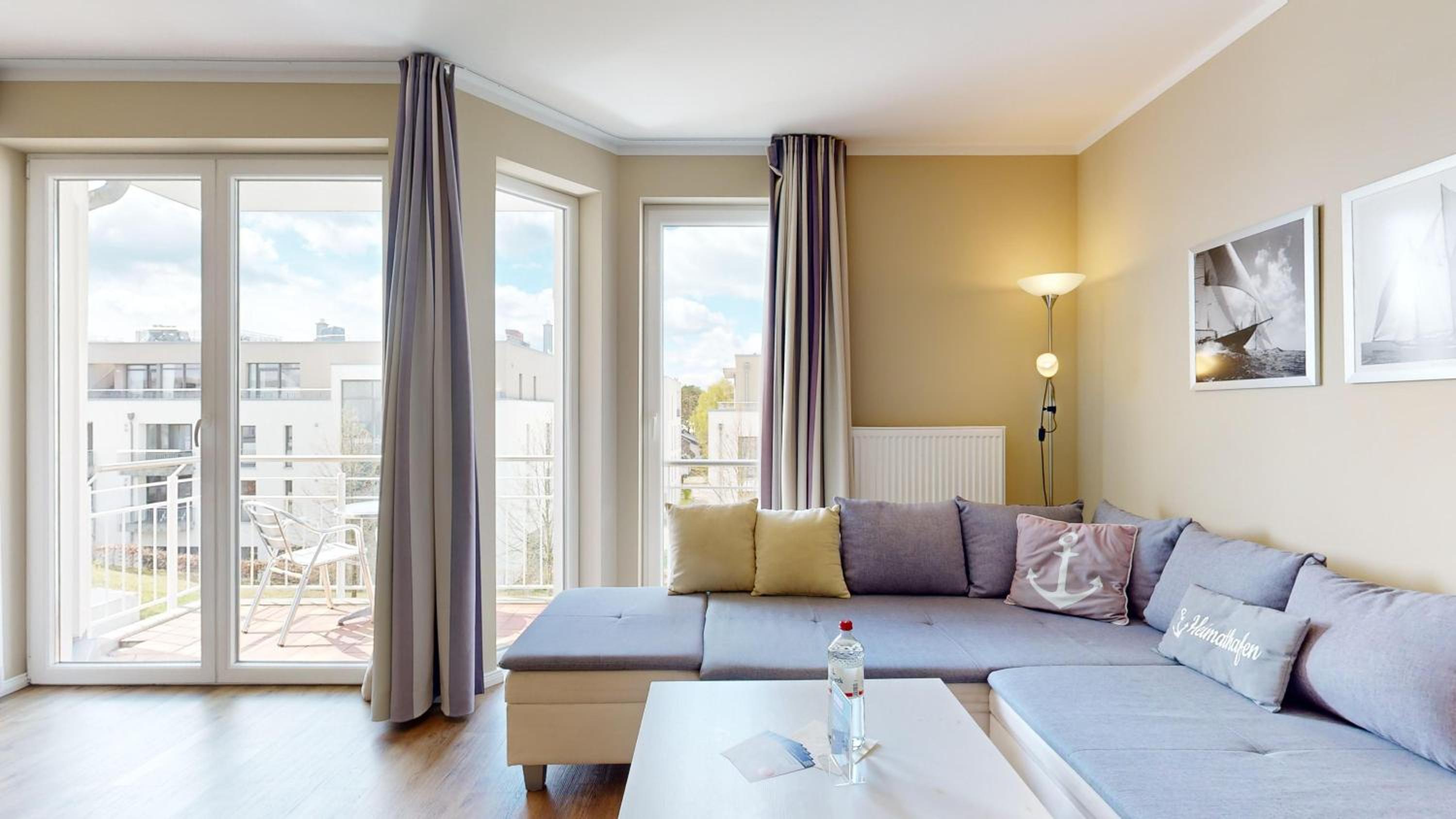 strandnahe FeWo mit Balkon, Residenz Bel Vital 30, Binz