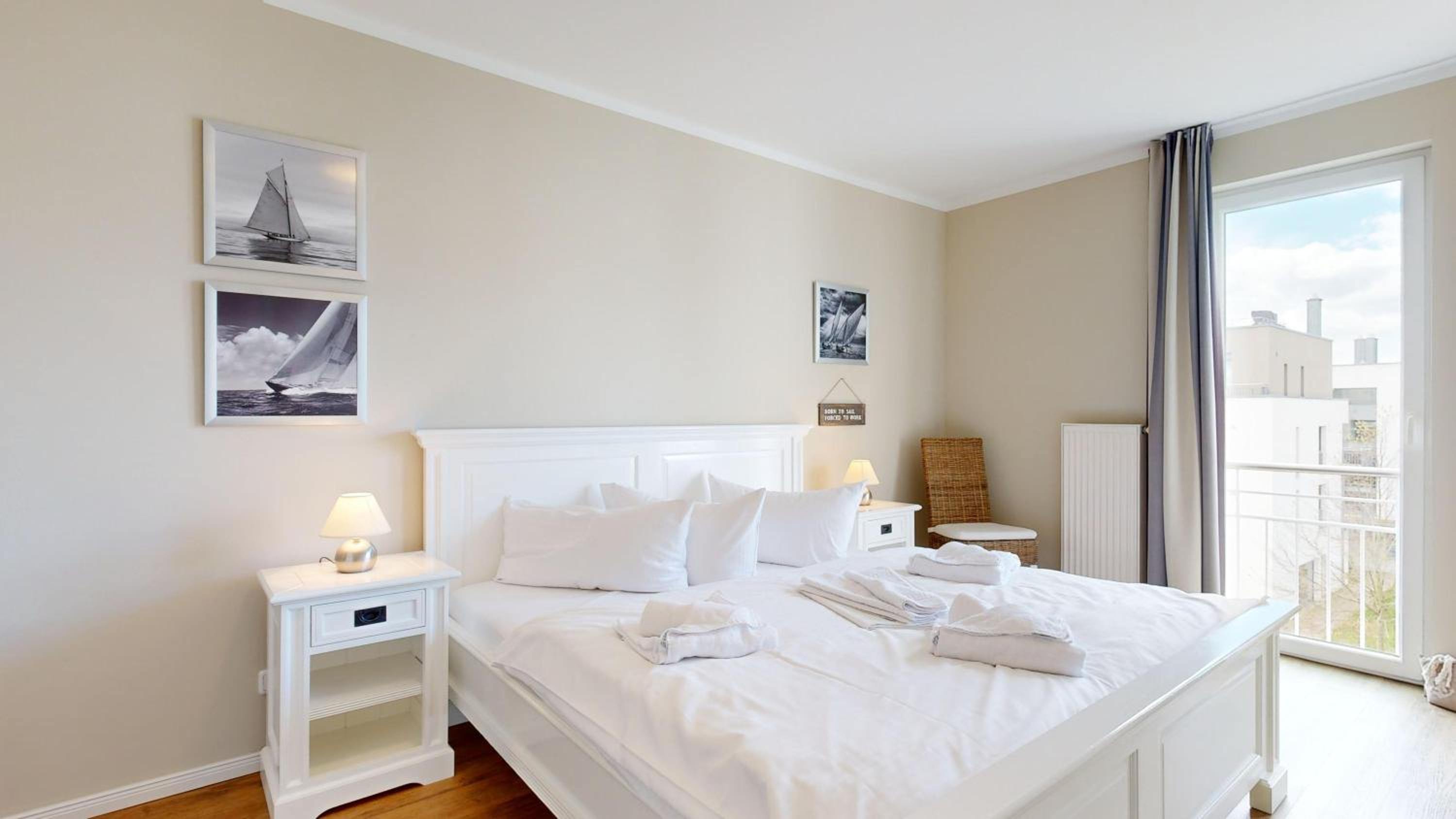 strandnahe FeWo mit Balkon, Residenz Bel Vital 30, Binz