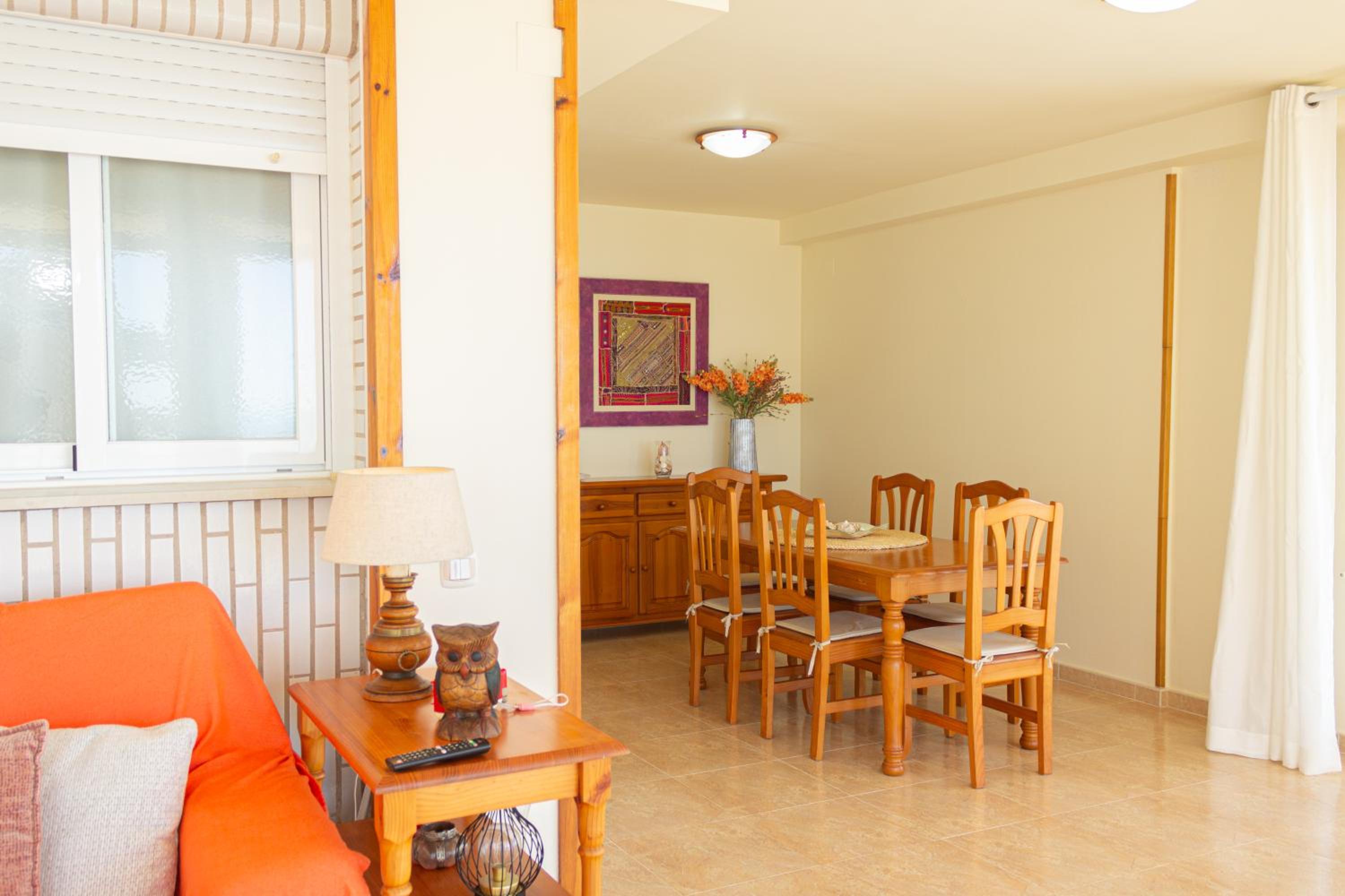 Apartamento con vista frontal al mar en Papa Luna view 5