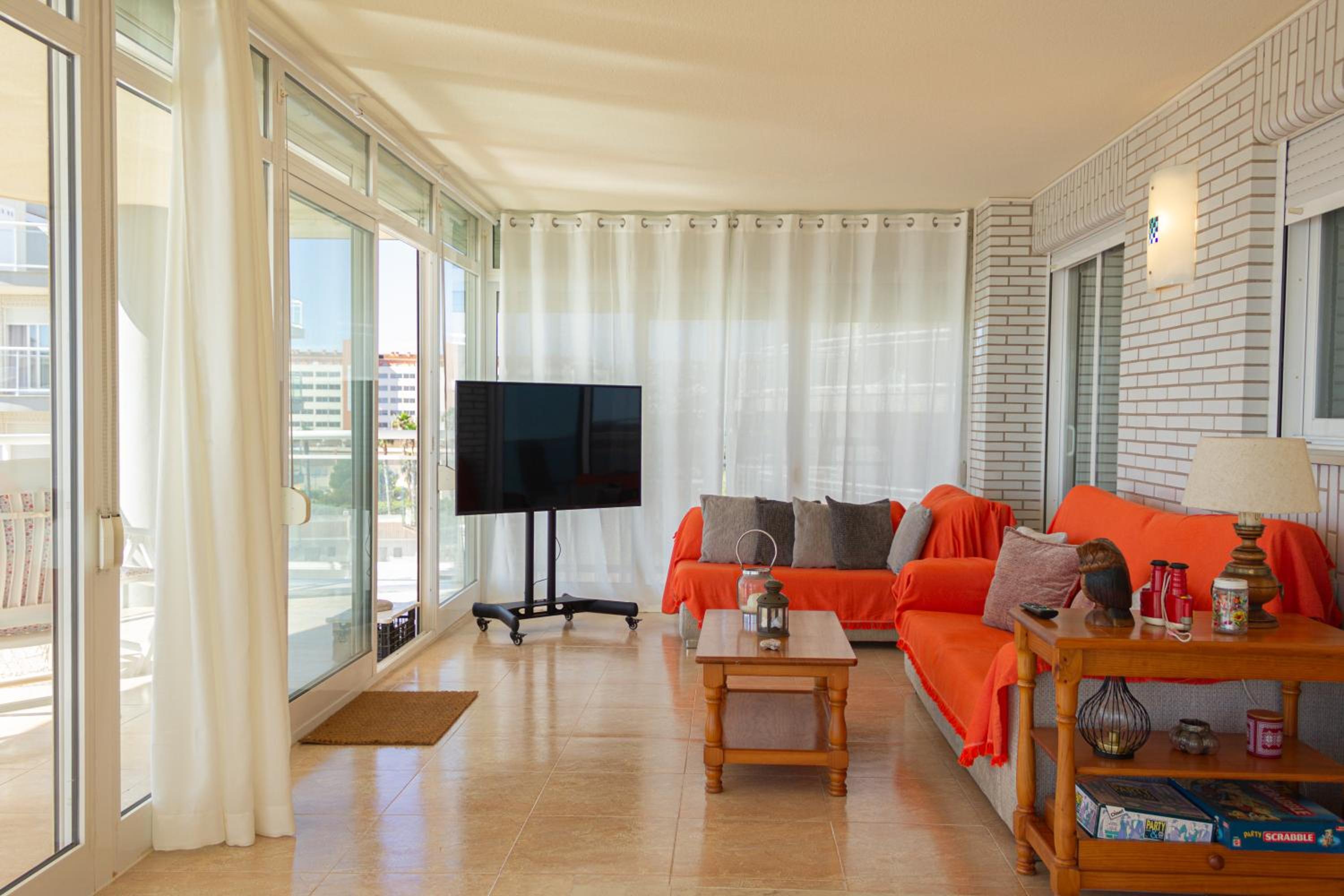 Apartamento con vista frontal al mar en Papa Luna view 3