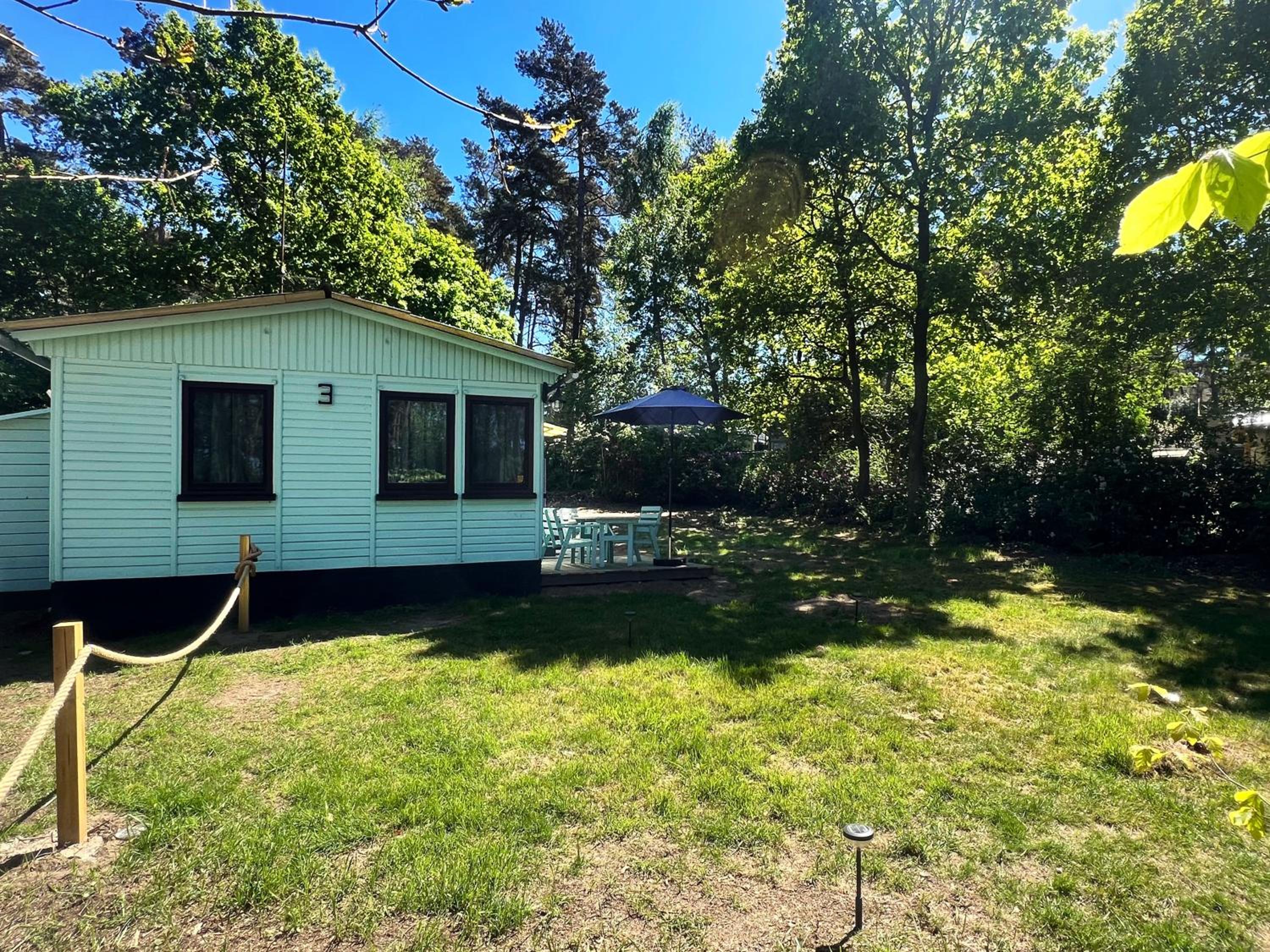 Ferienhäuser Insel Usedom Waldhaus 3 mit Whirlpool - Direkt am Achterwasser