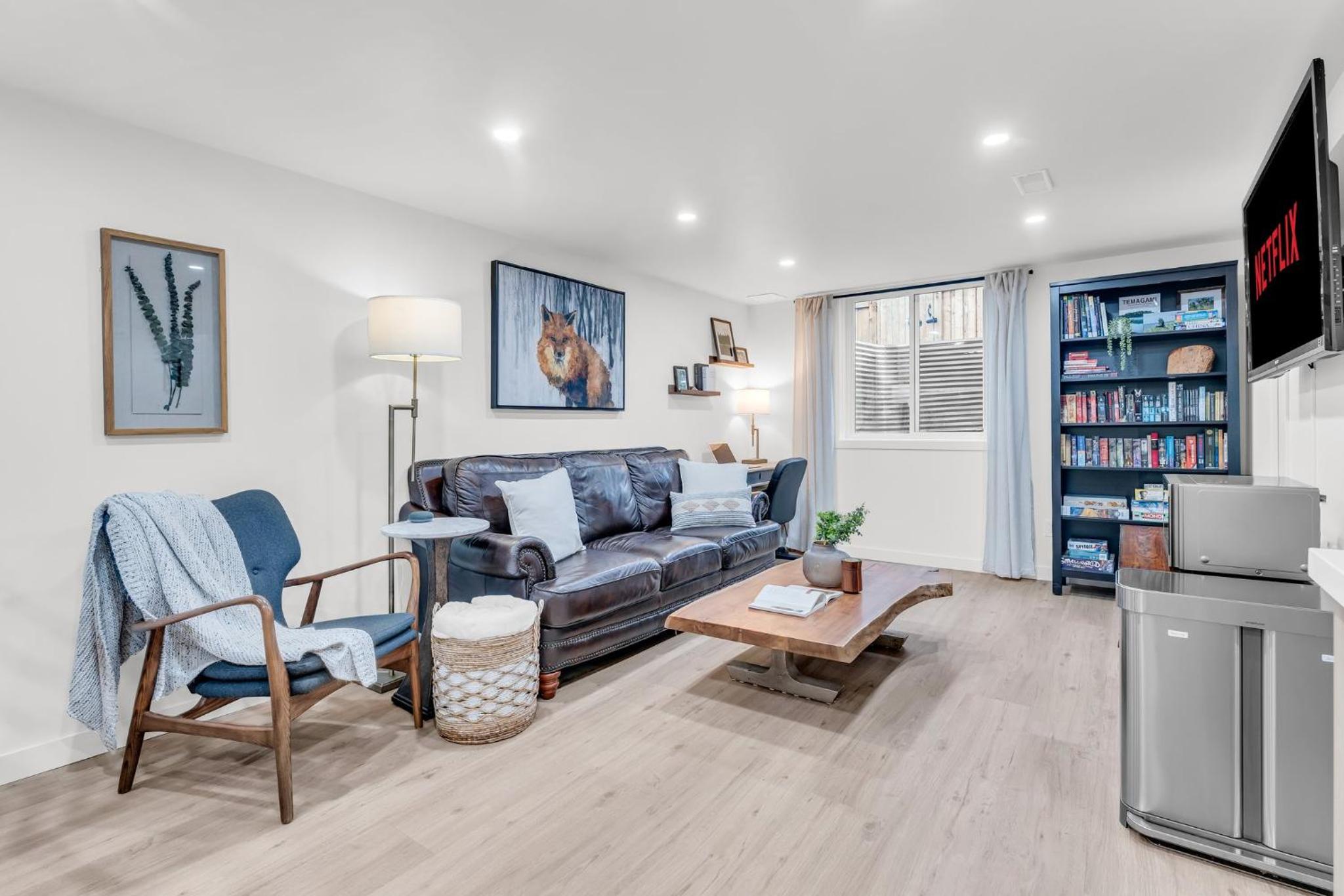 Spacious Elegance: Two Living Spaces in One Home