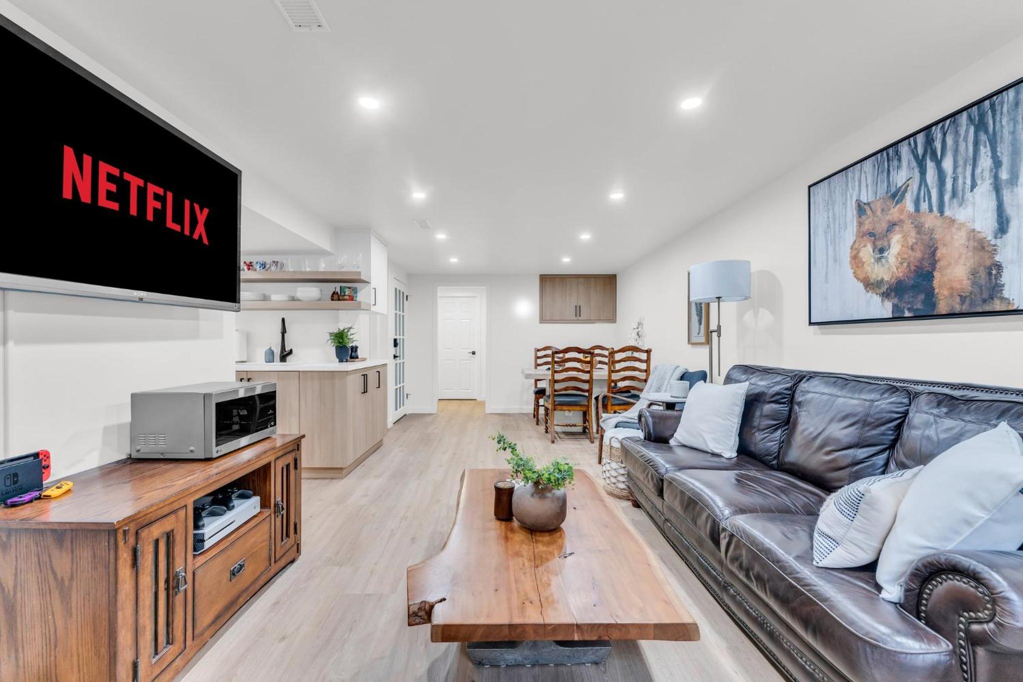 Spacious Elegance: Two Living Spaces in One Home