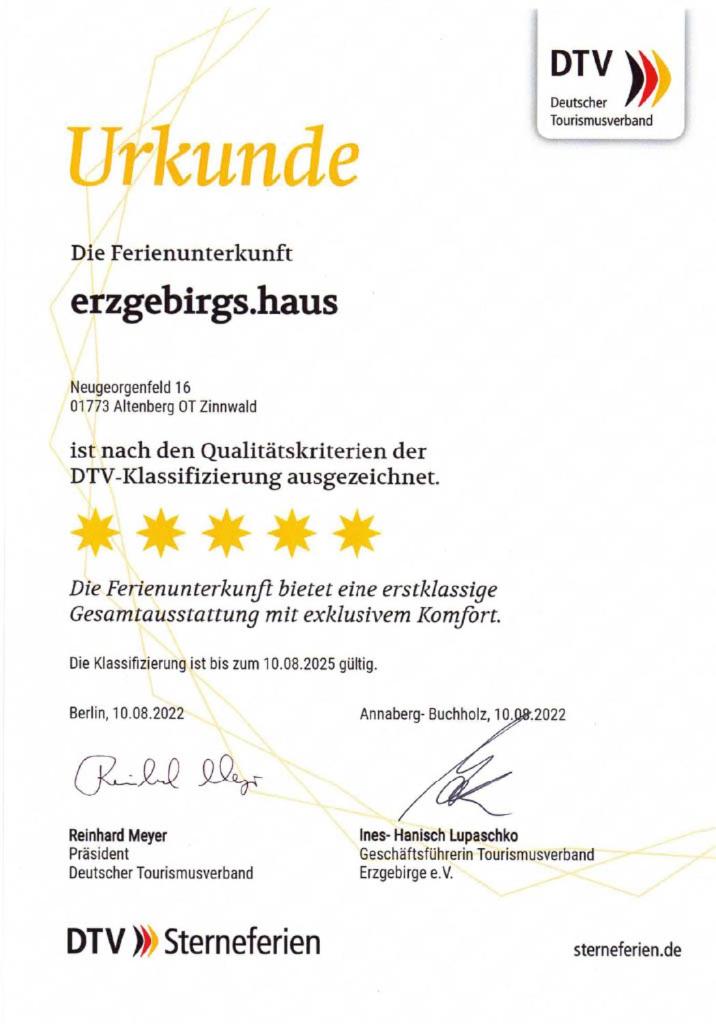 Erzgebirgshaus Zirbenliebe