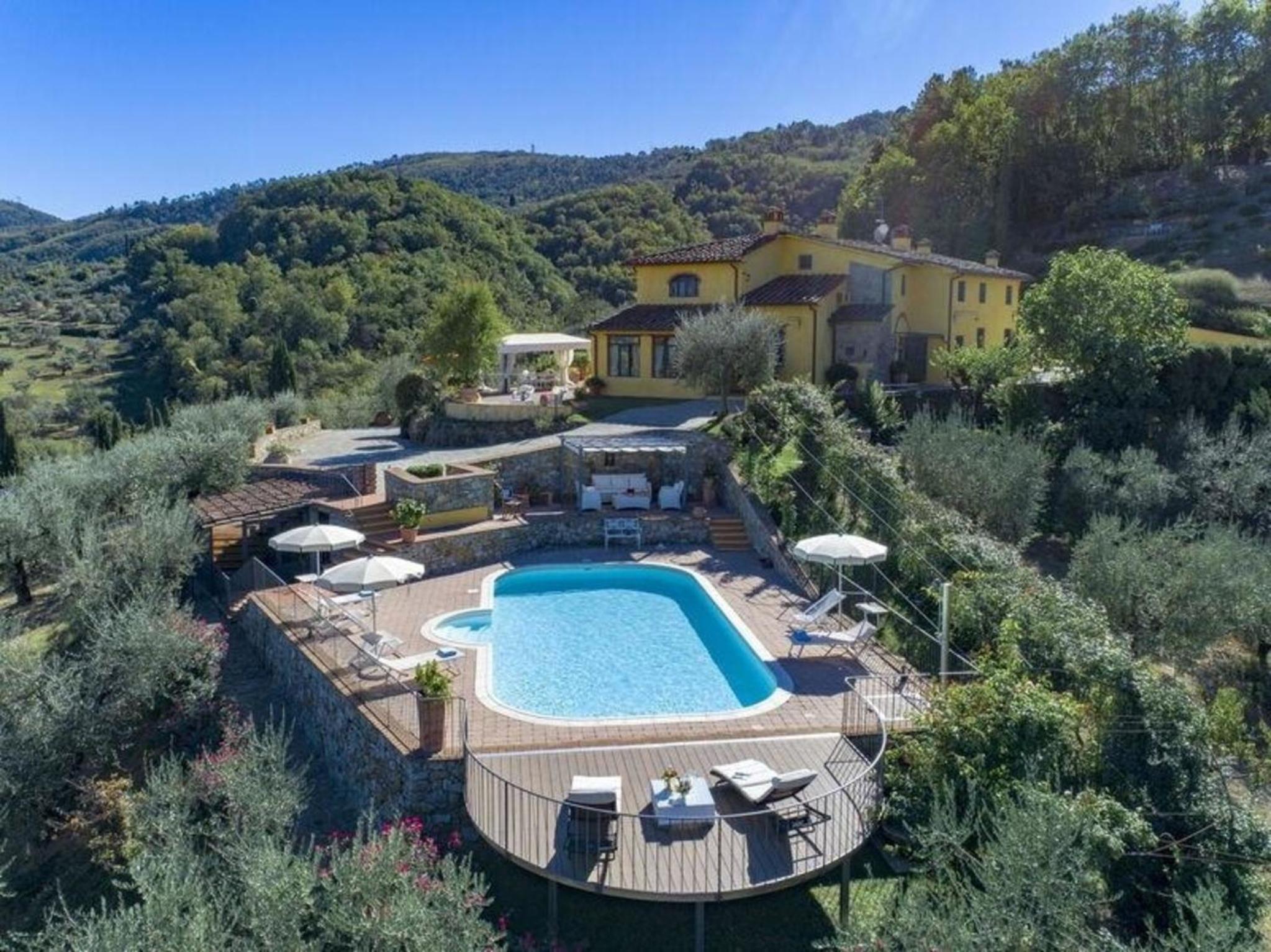 Ferienhaus mit Privatpool für 8 Personen ca 250 qm in Serravalle Pistoiese, Toskana Provinz Pistoia