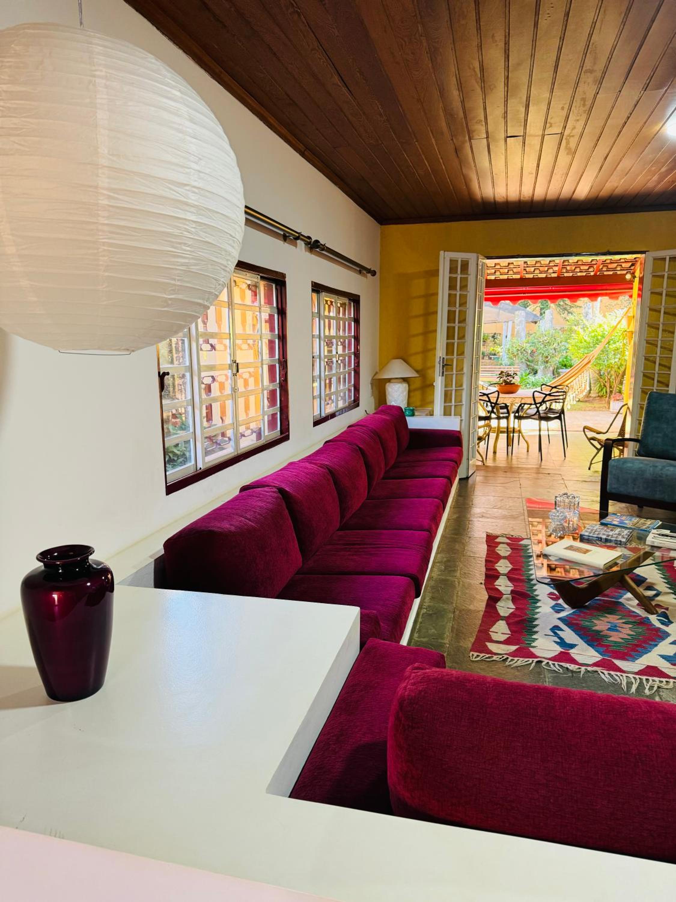 Casa da Vó Loy e seu espaço verde