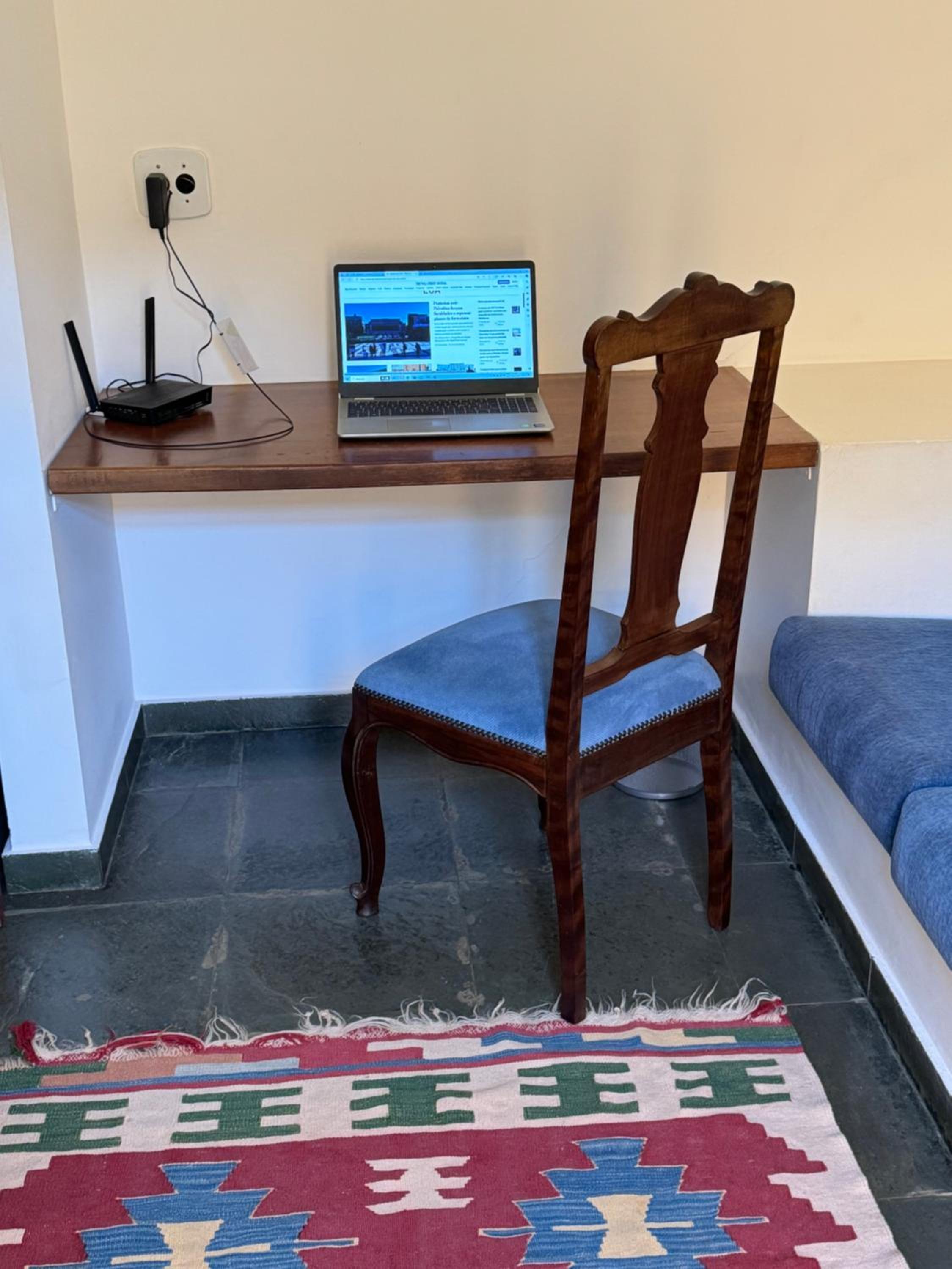 Casa da Vó Loy e seu espaço verde