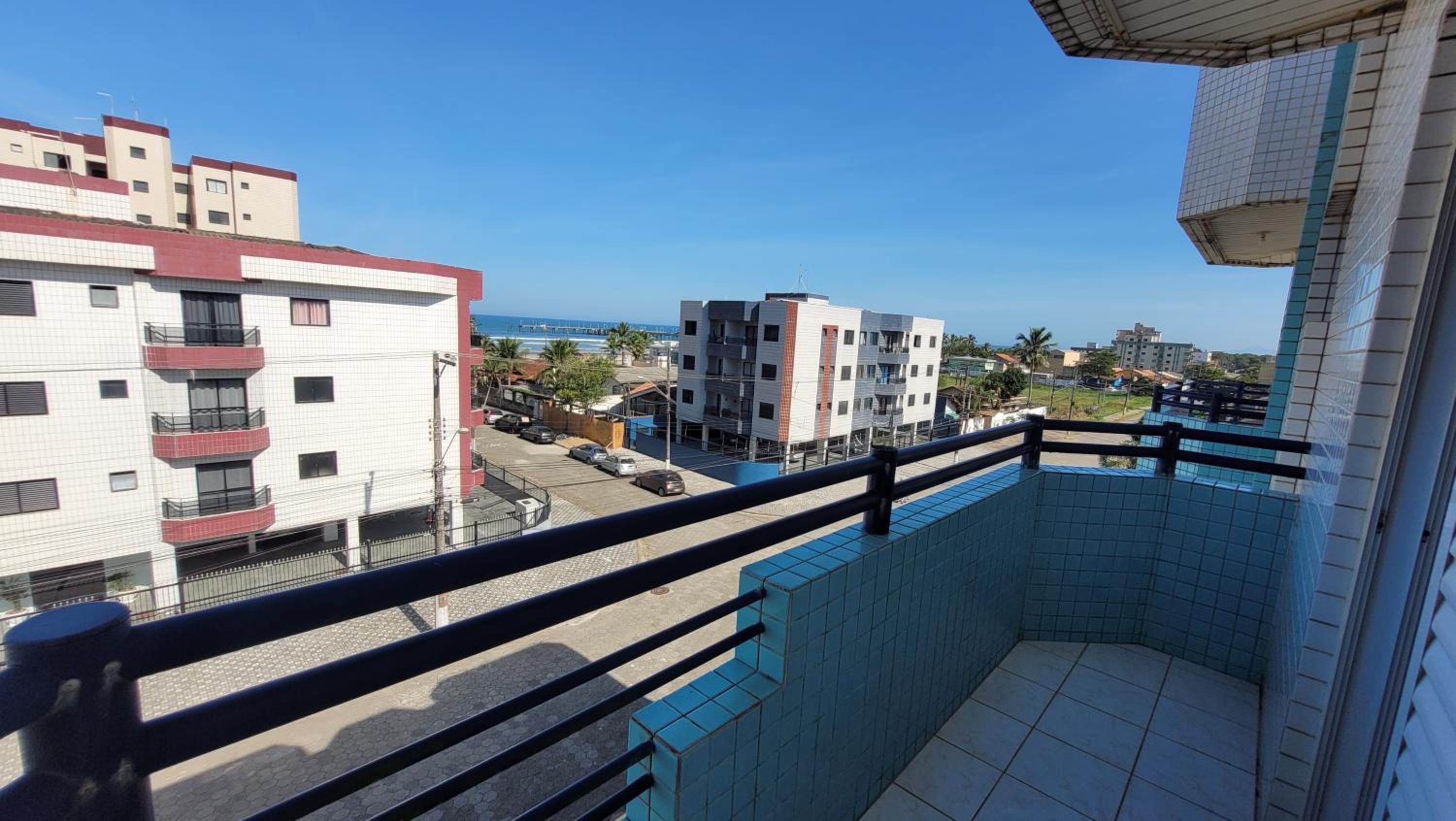 Apto Mongaguá frente p/ praia