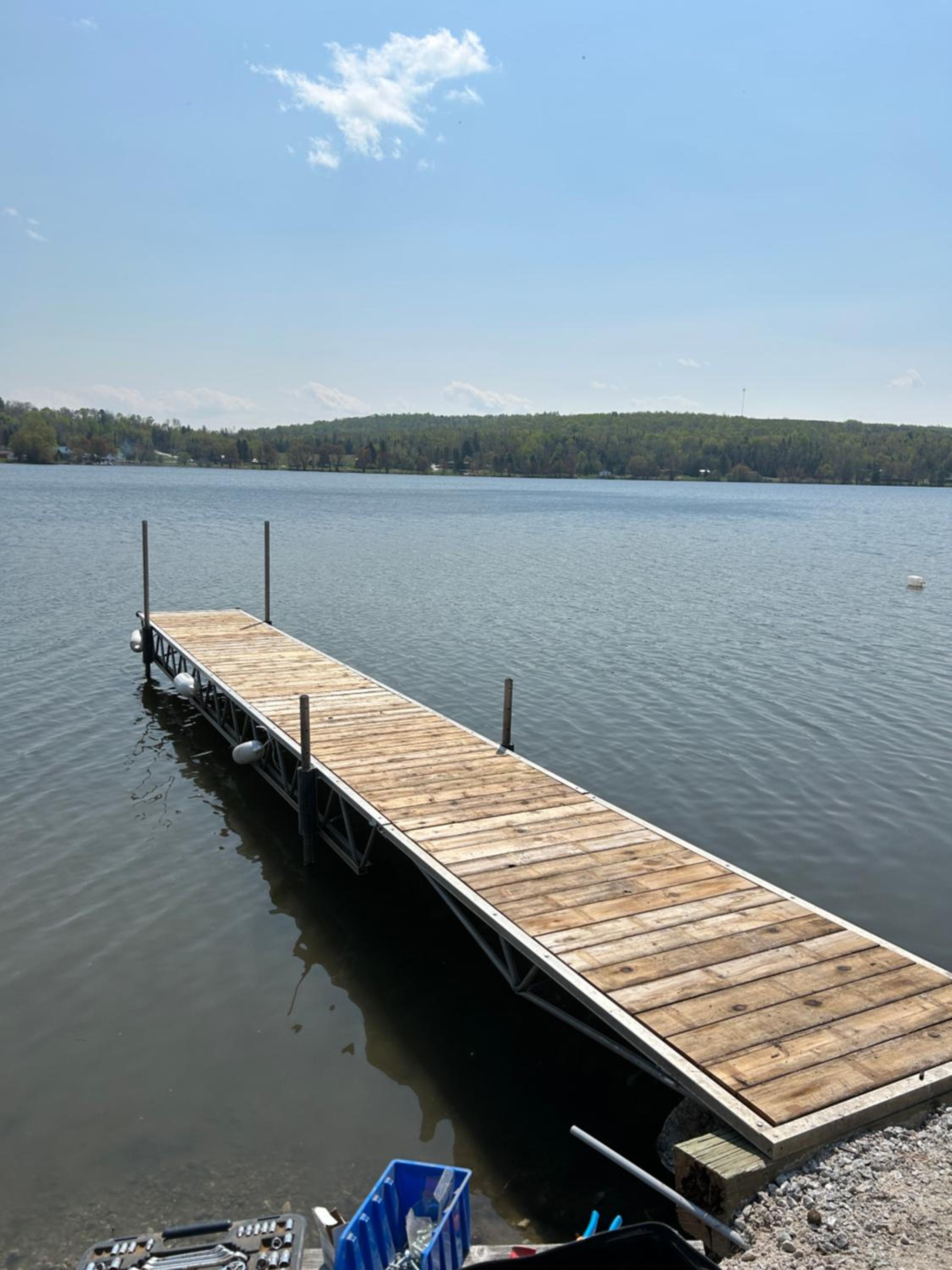 New build, luxurious, 4 plus bedrooms, 2 and a half baths, waterfront chalet, SNOWMOBILE trail access, ample parking & ICE FISHING SHACK
