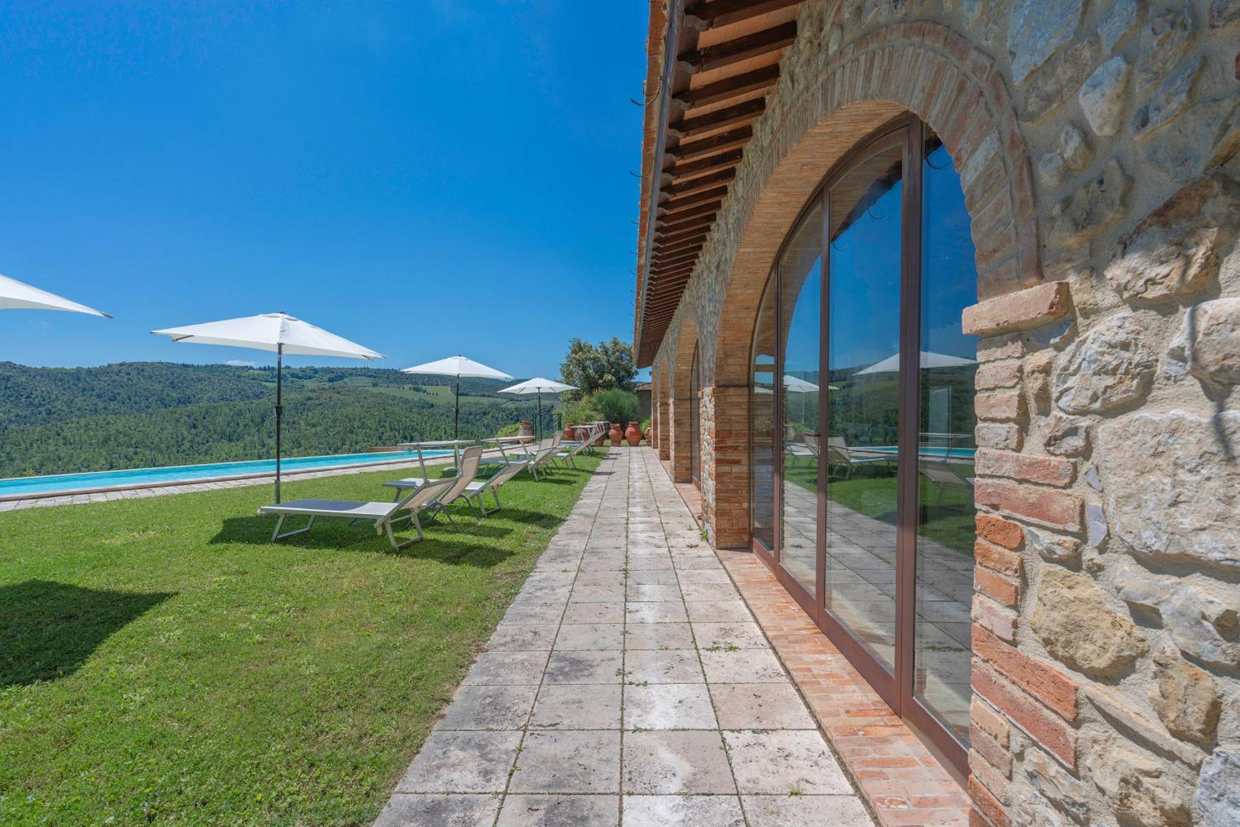 Villa Montecarulli In San Gimignano Private Pool view 5