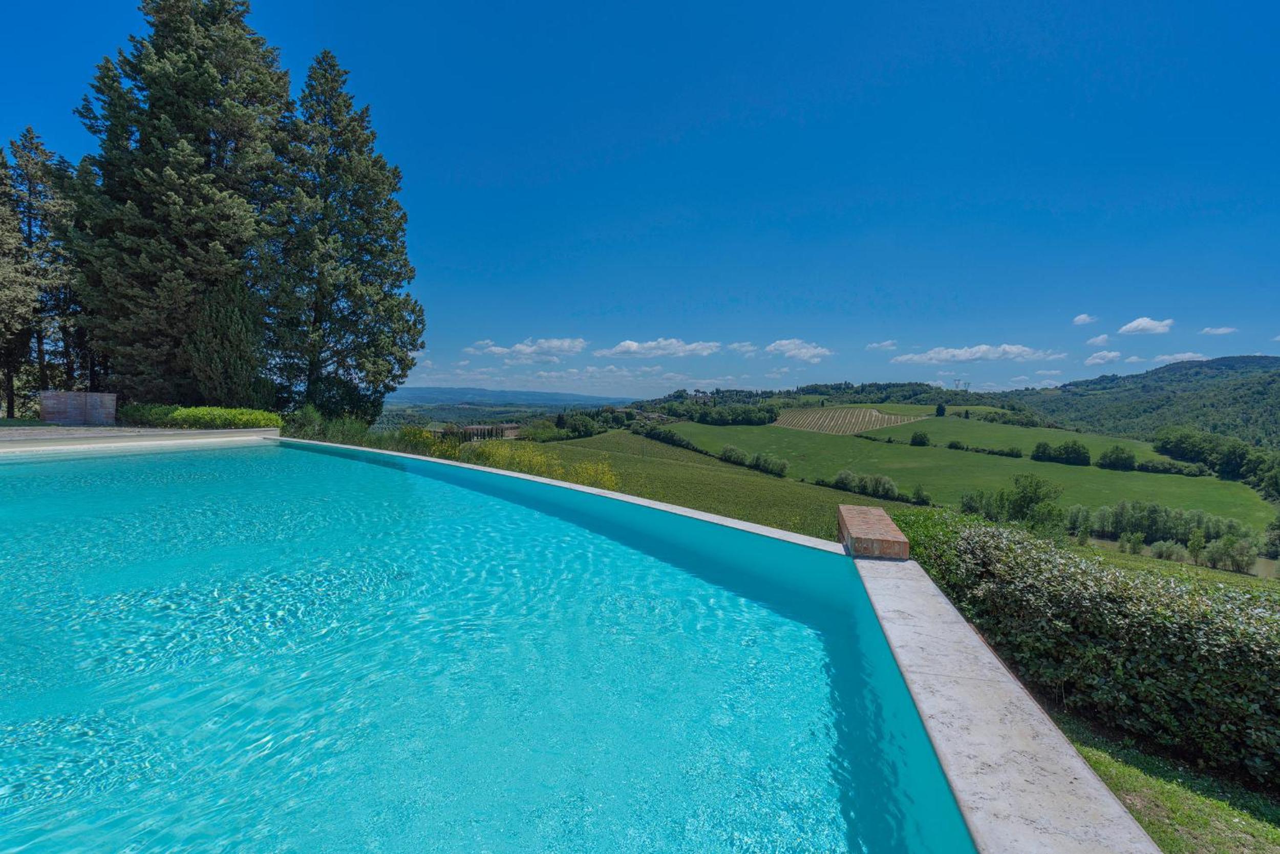 Villa Montecarulli In San Gimignano Private Pool view 4