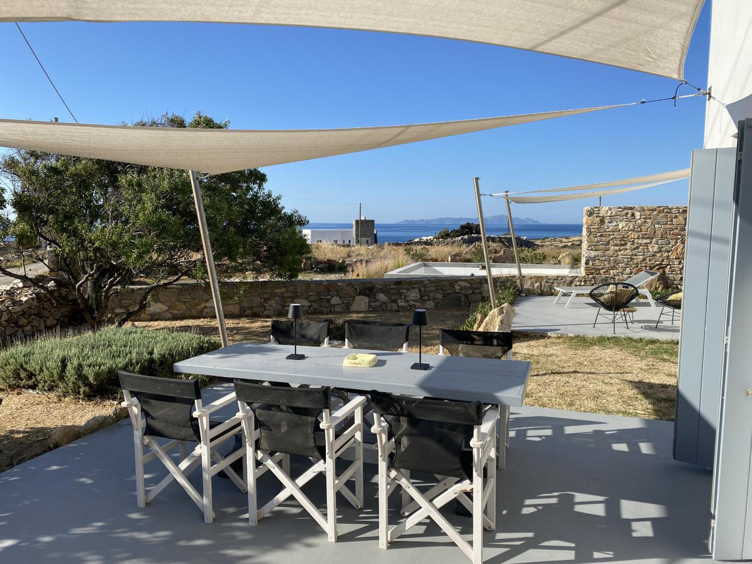 The Hedonist Square cycladic house with sea view view 2