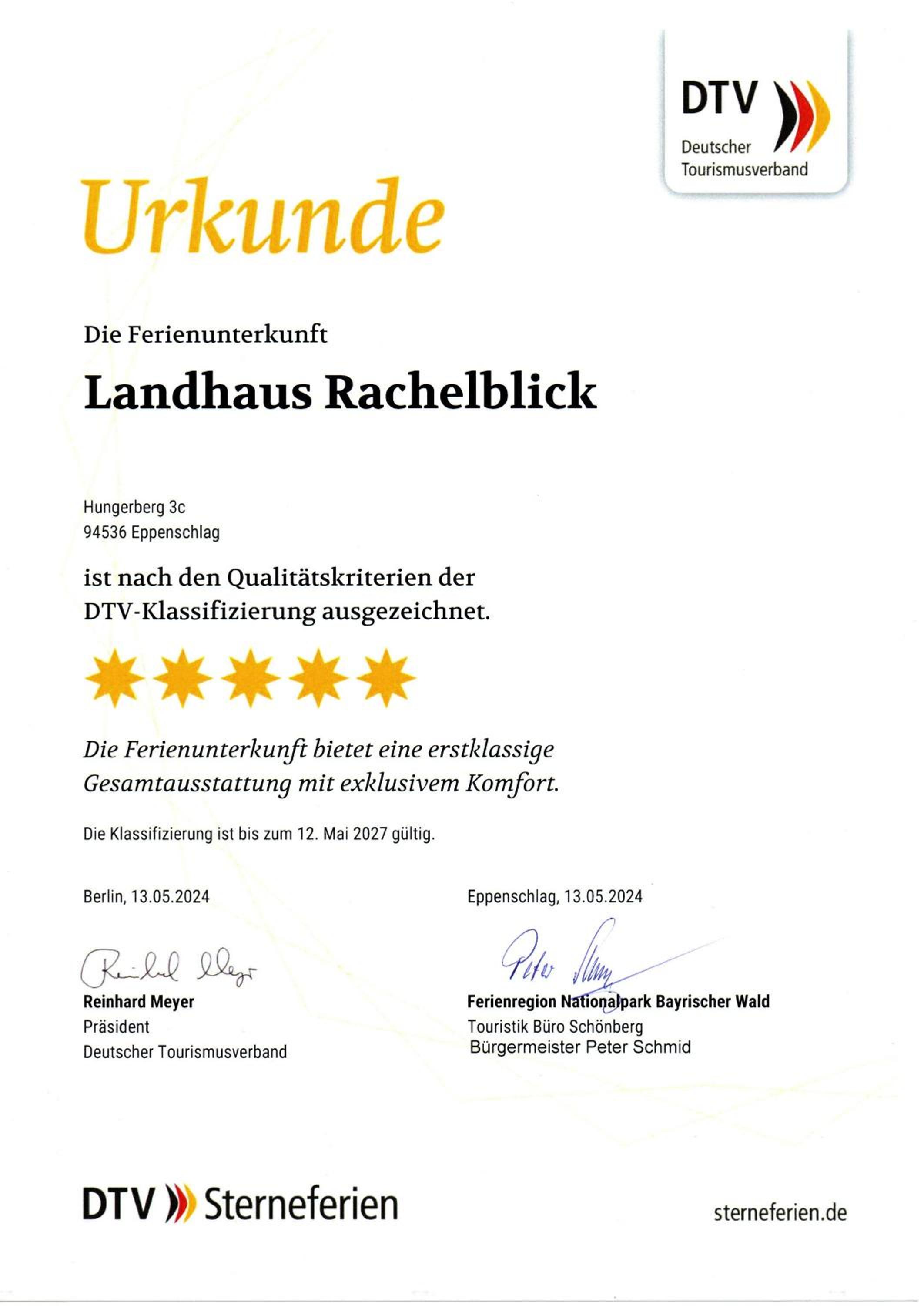 Landhaus Rachelblick